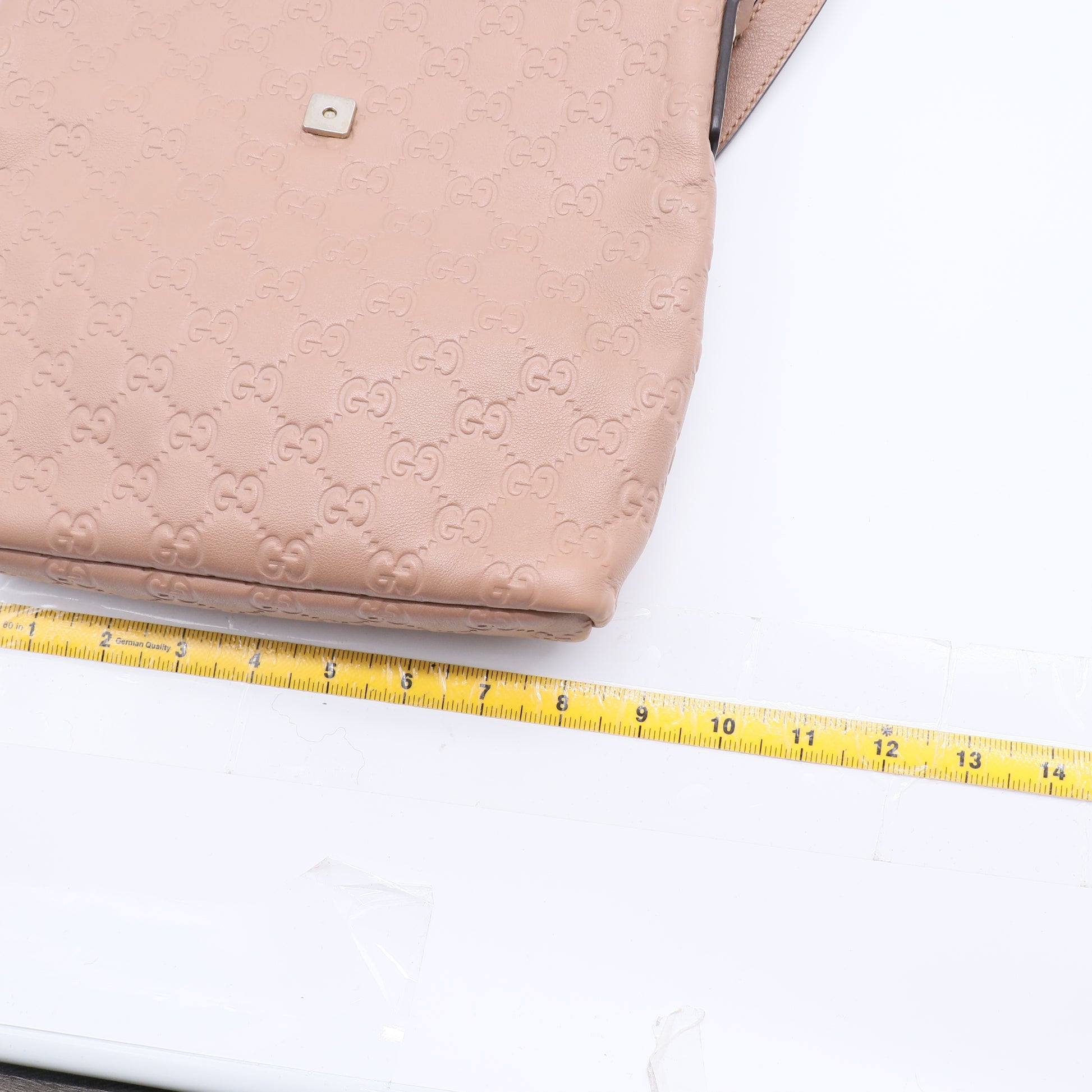Gucci Guccissima Pink Beige Shoulder Bag twins B21680