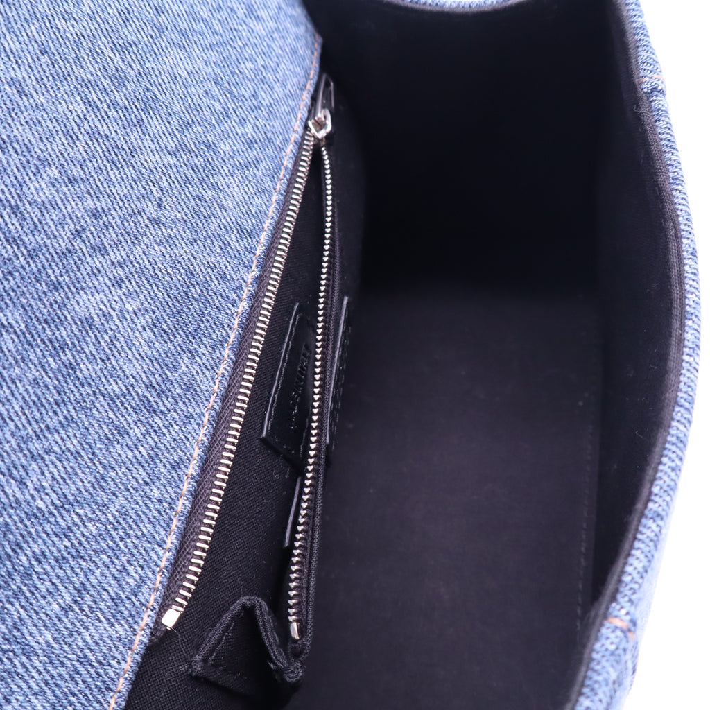 Balenciaga Hourglass Small Handbag Girly Allover Denim twins LDJ4088