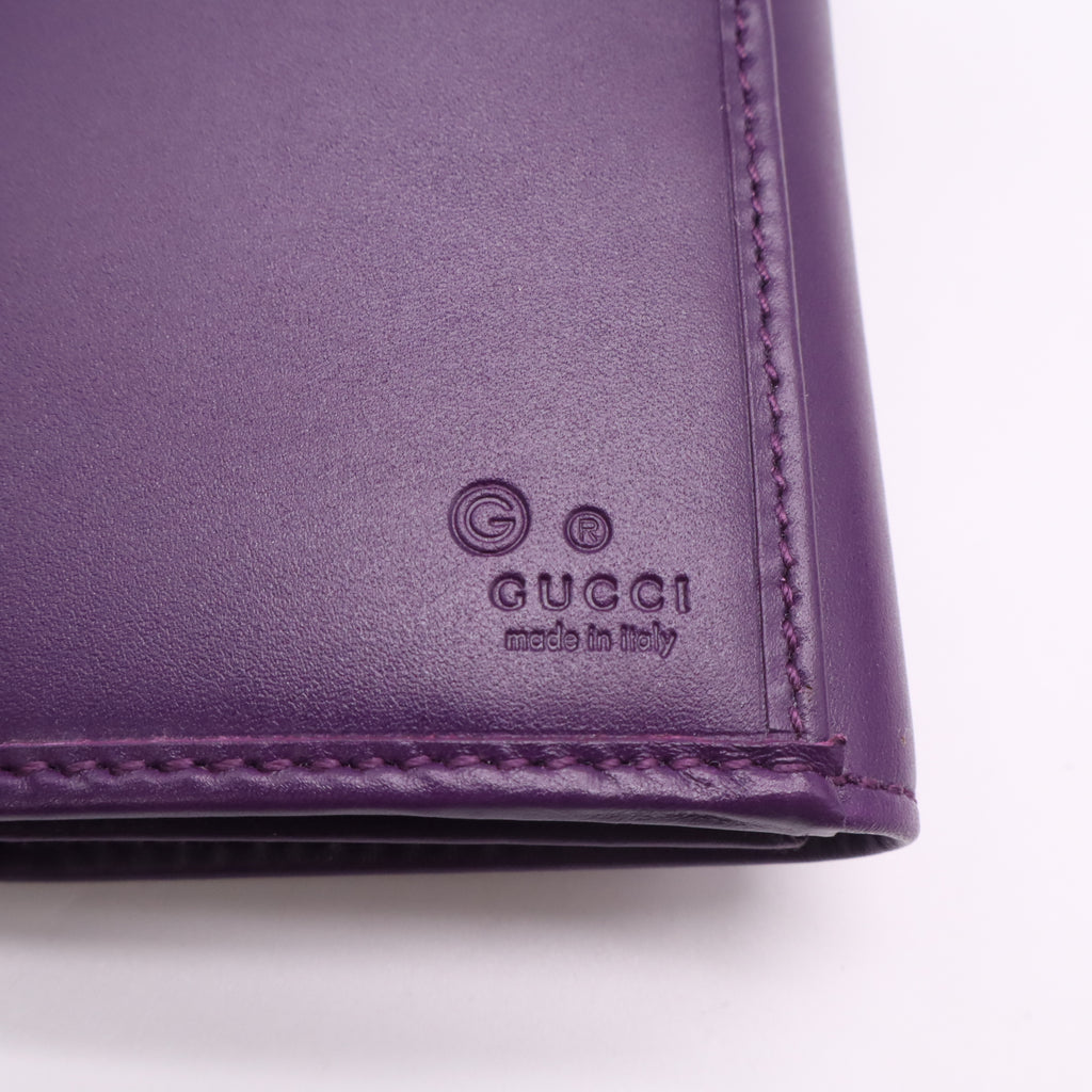 Soft Deer Leather Purple Wallet W22572