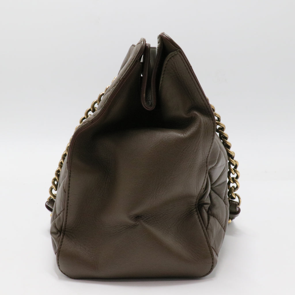 Perfect Edge Tote Quilted Leather Large