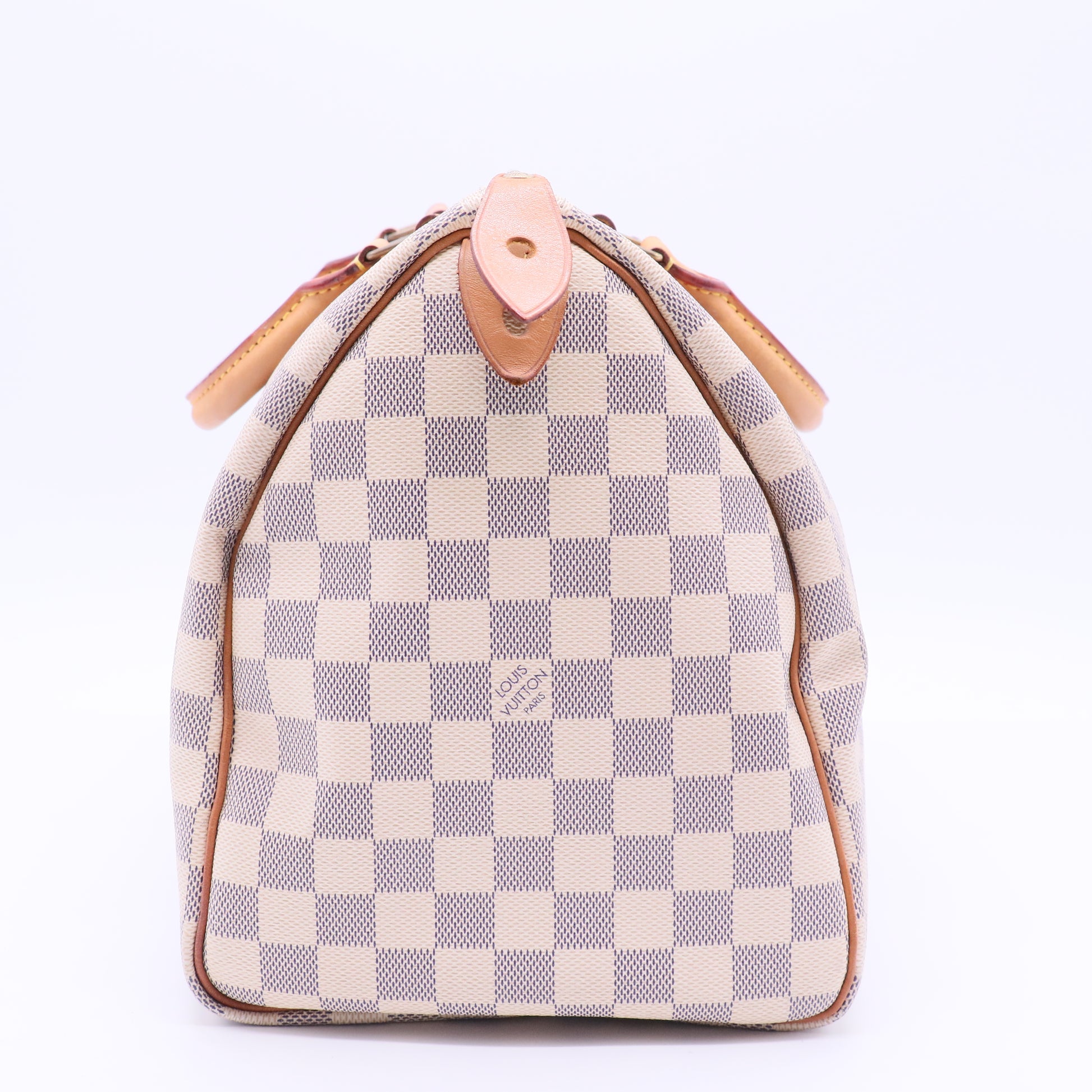 Louis Vuitton Speedy 35 Damier Azur Handbag twins