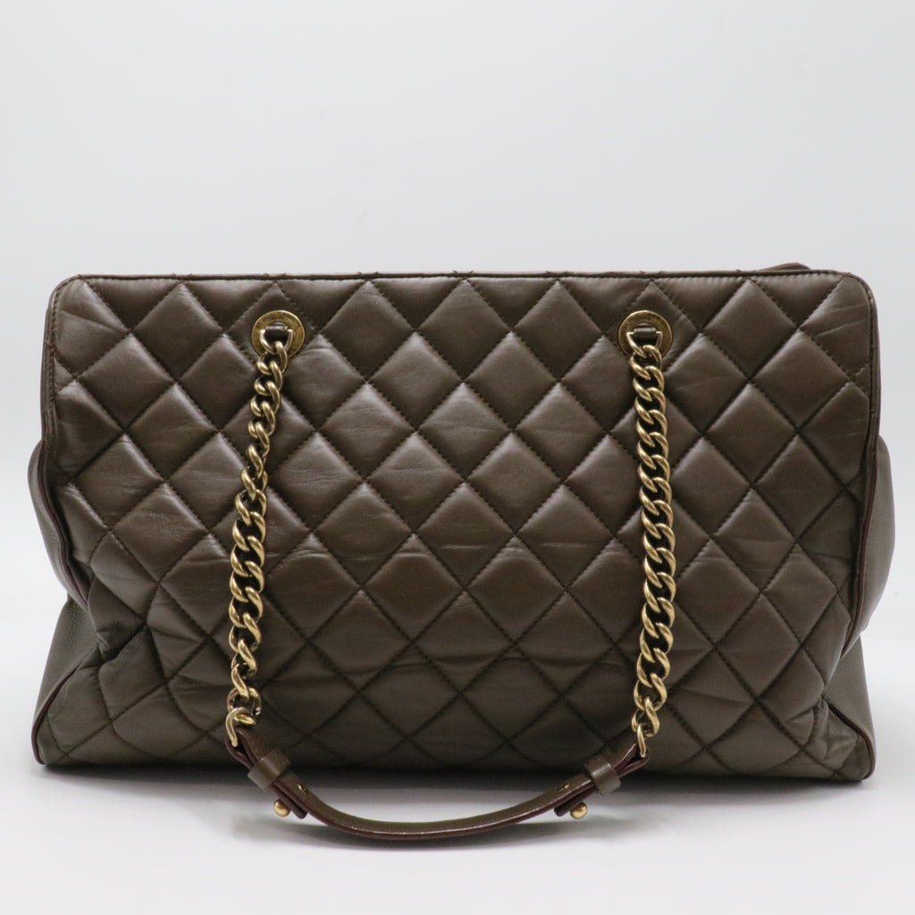 Perfect Edge Tote Quilted Leather Large