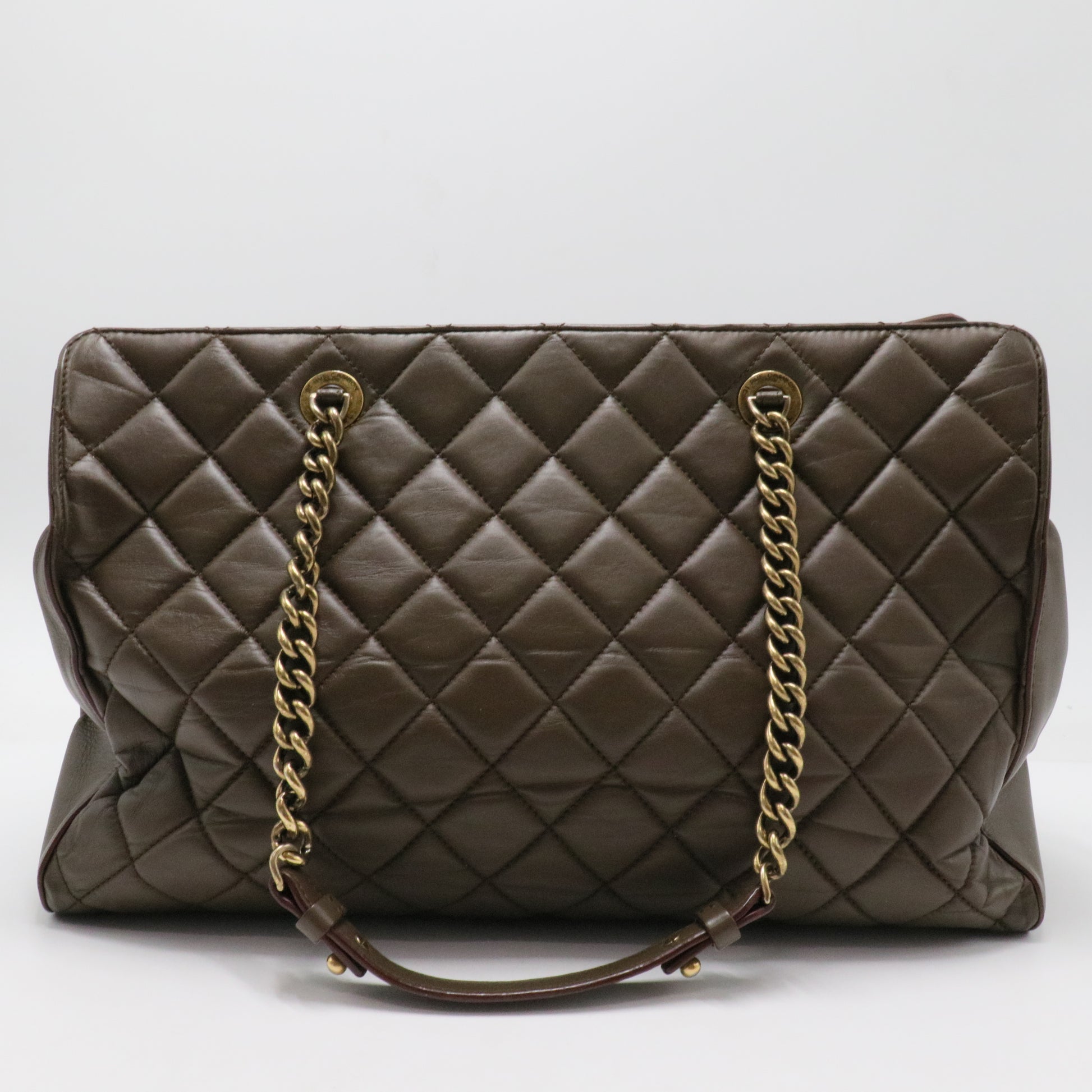 Perfect Edge Tote Quilted Leather Large