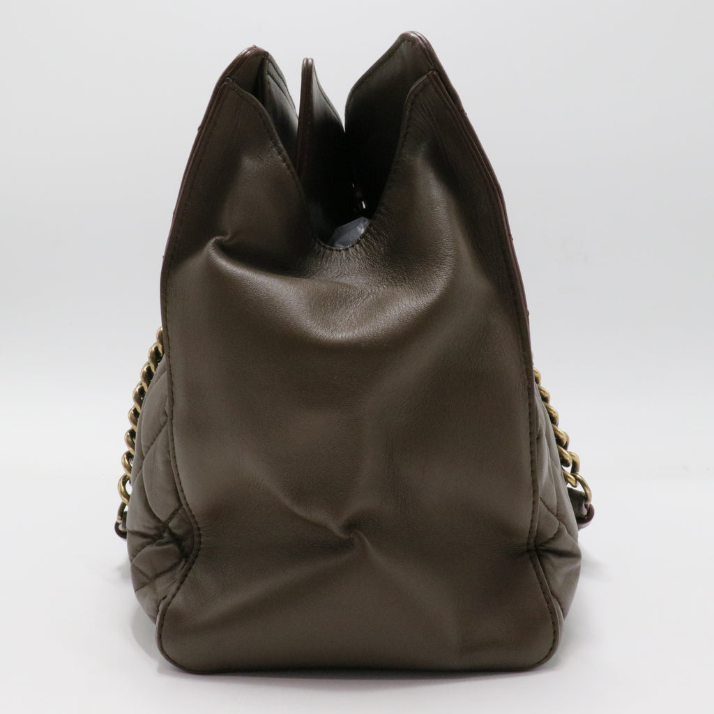 Perfect Edge Tote Quilted Leather Large