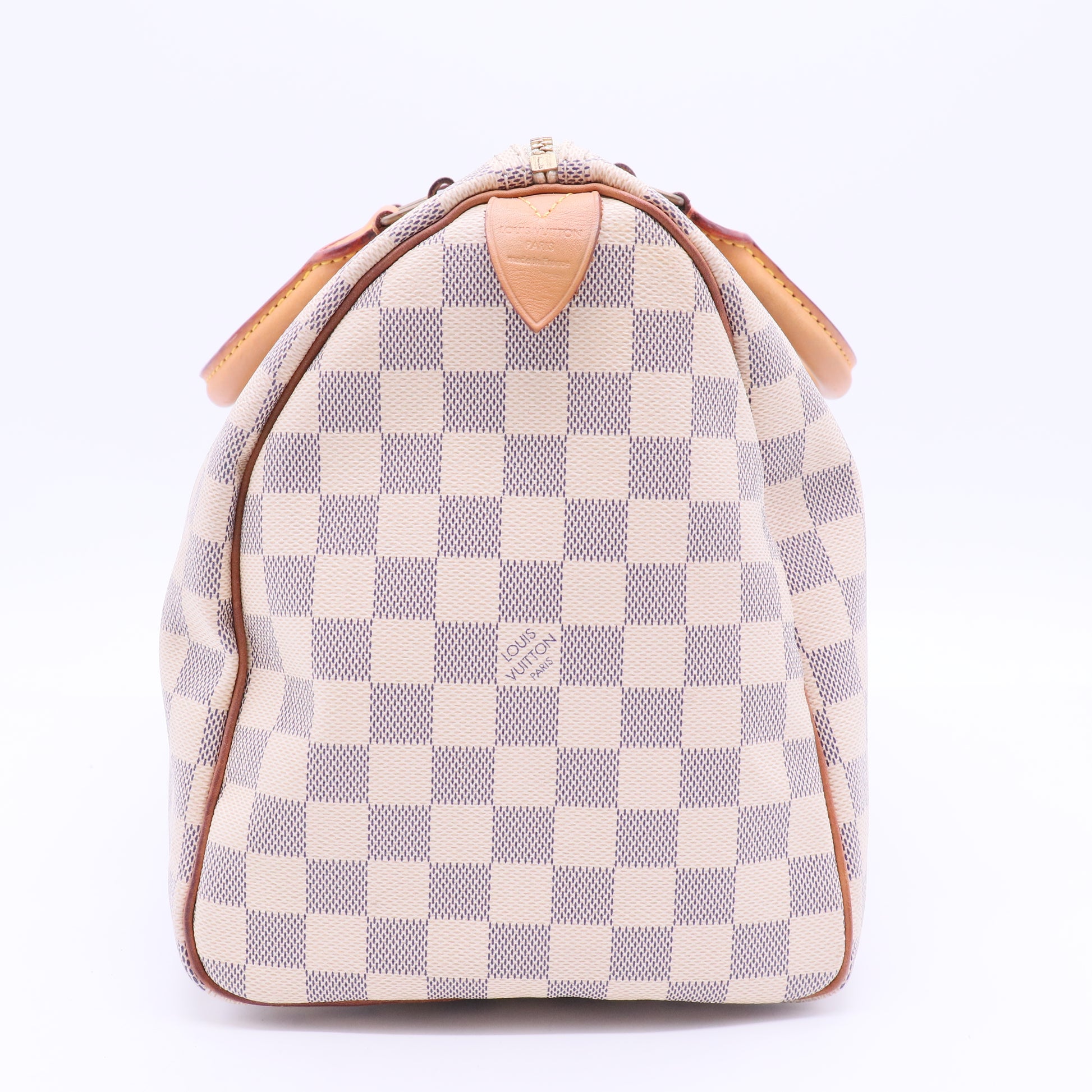 Louis Vuitton Speedy 35 Damier Azur Handbag twins