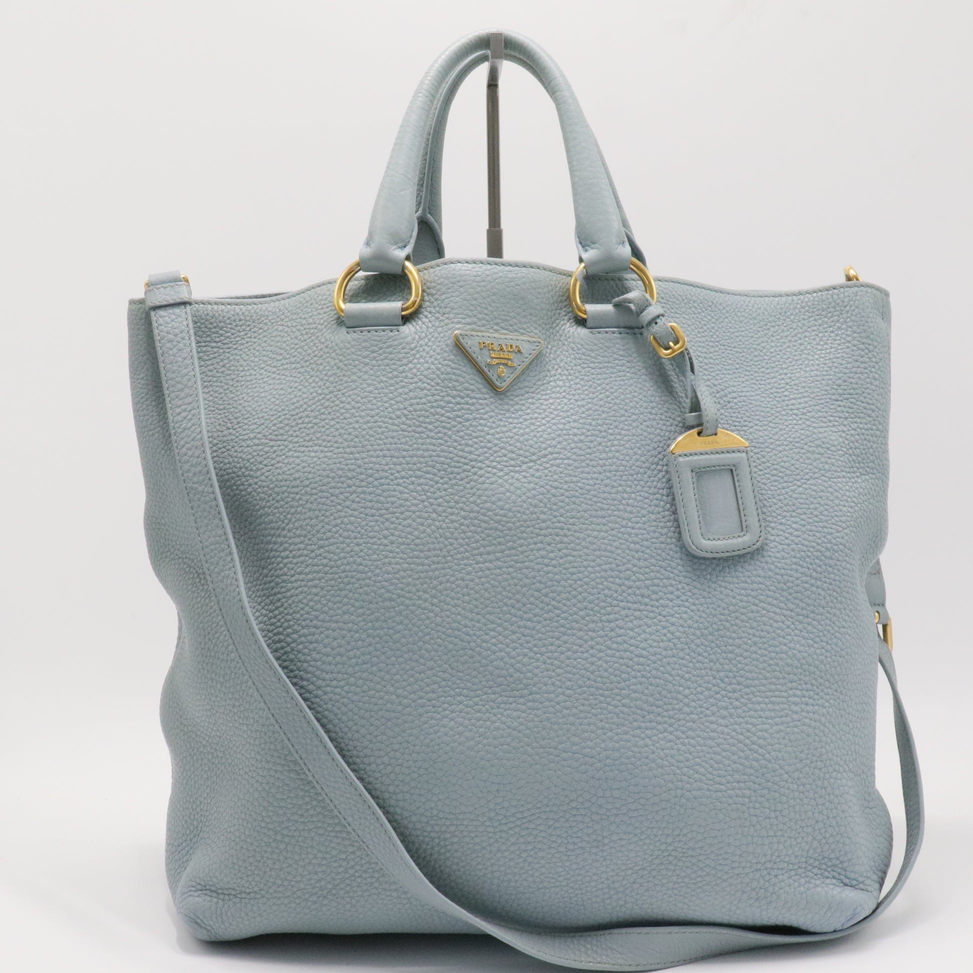 Convertible Shopper Tote Vitello Daino