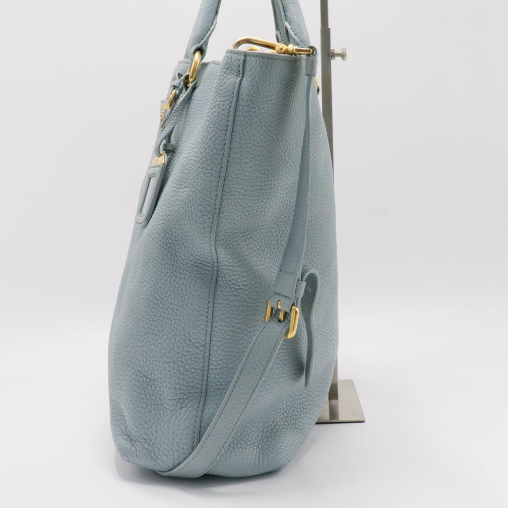 Convertible Shopper Tote Vitello Daino