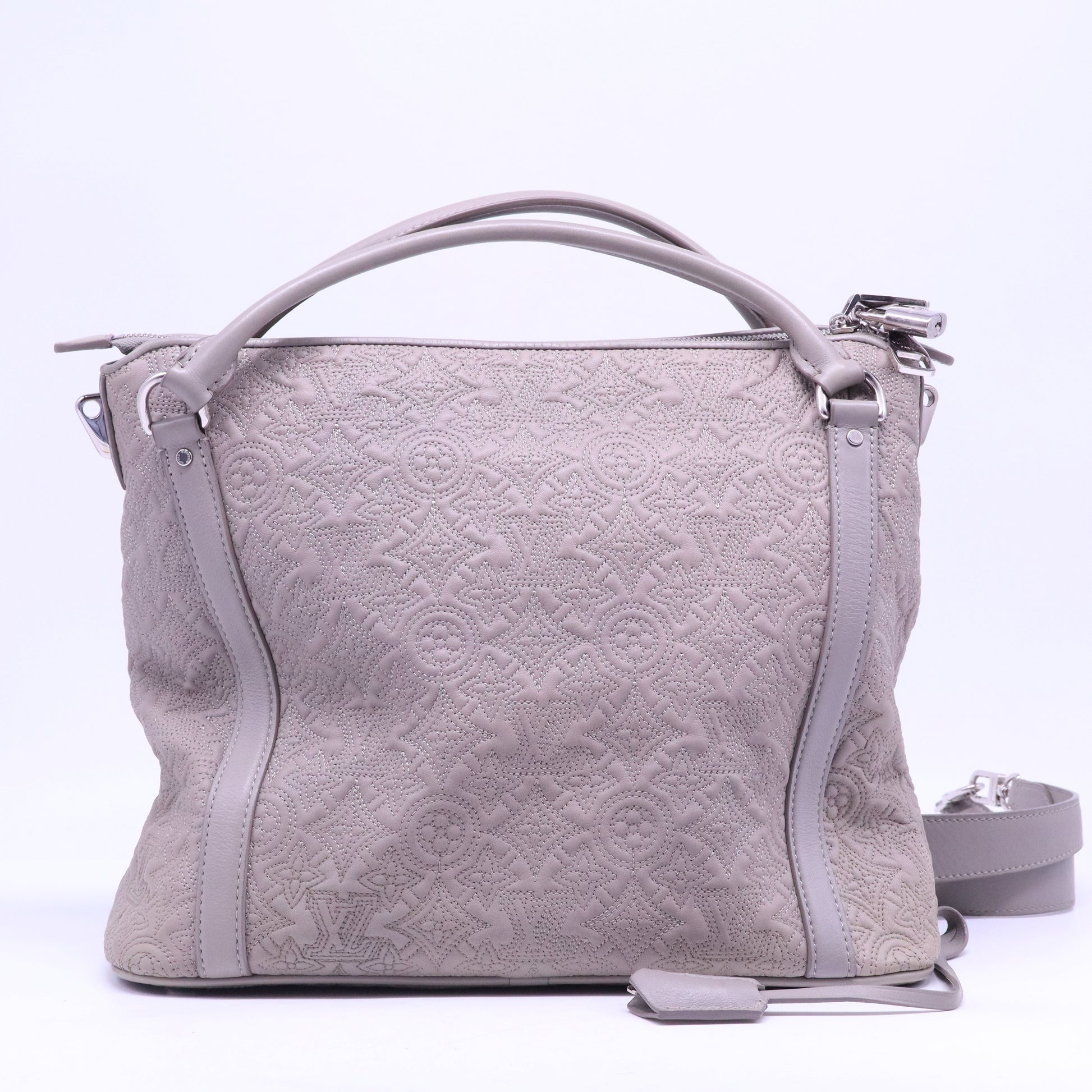 Gris Clair Monogram Lambskin Antheia Ixia PM Bag B21066