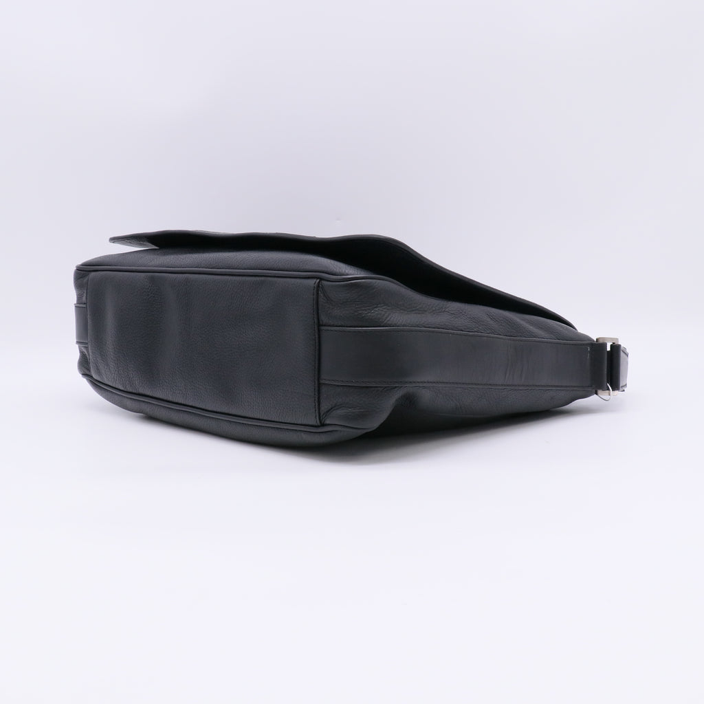 LOEWE Military Leather Messenger Bag twins LDZ384