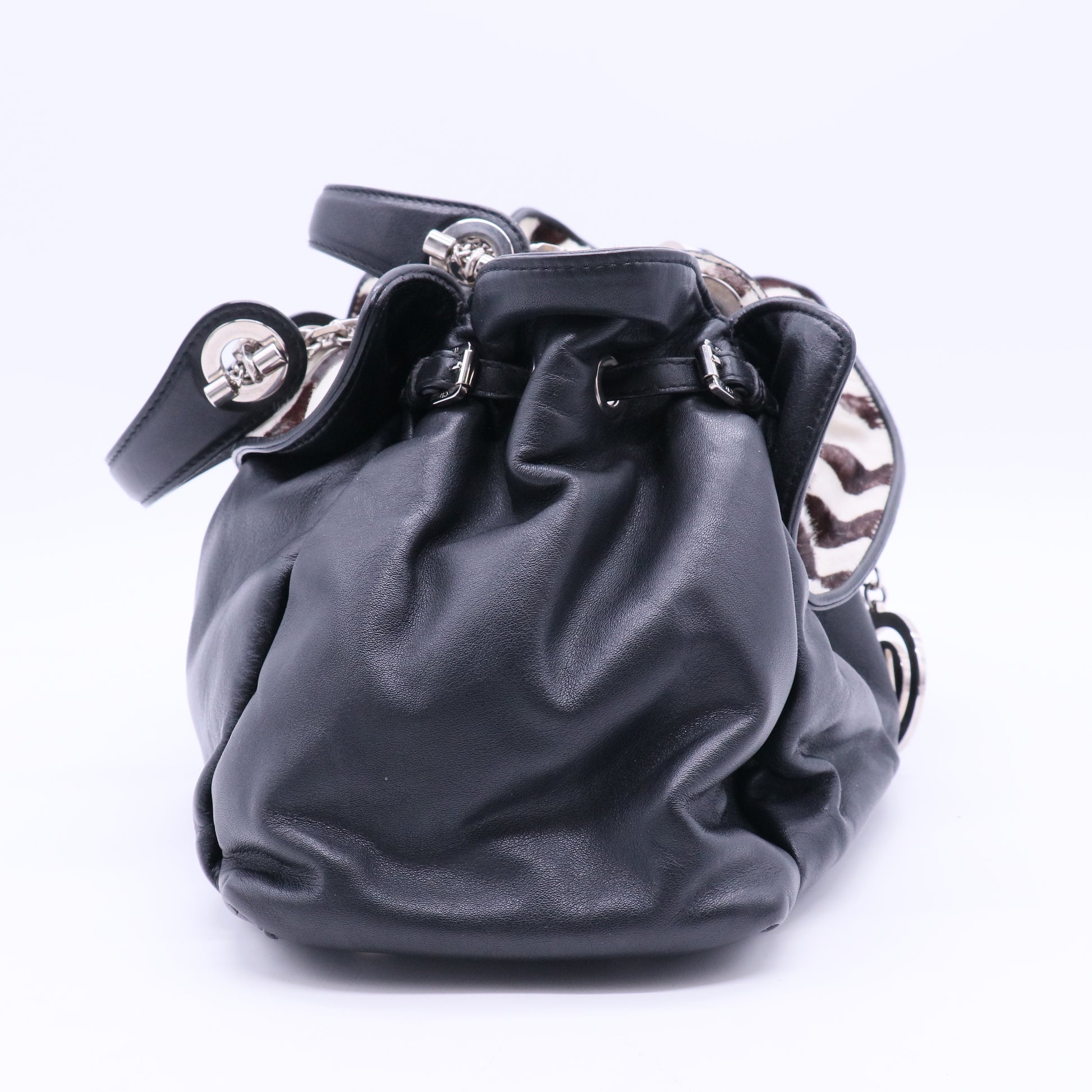 Dior Le Trente leather handbag Black Leather twins