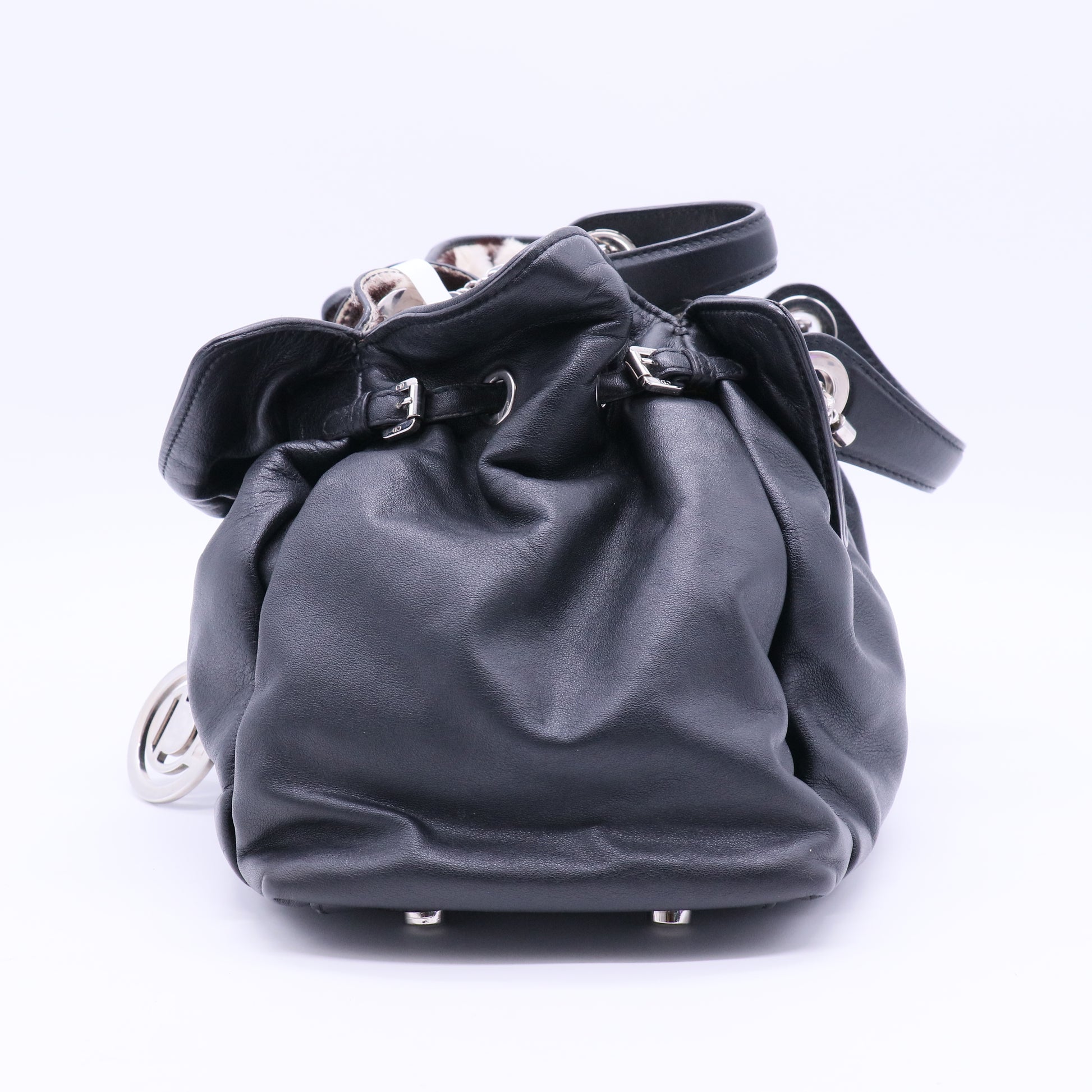Dior Le Trente leather handbag Black Leather twins