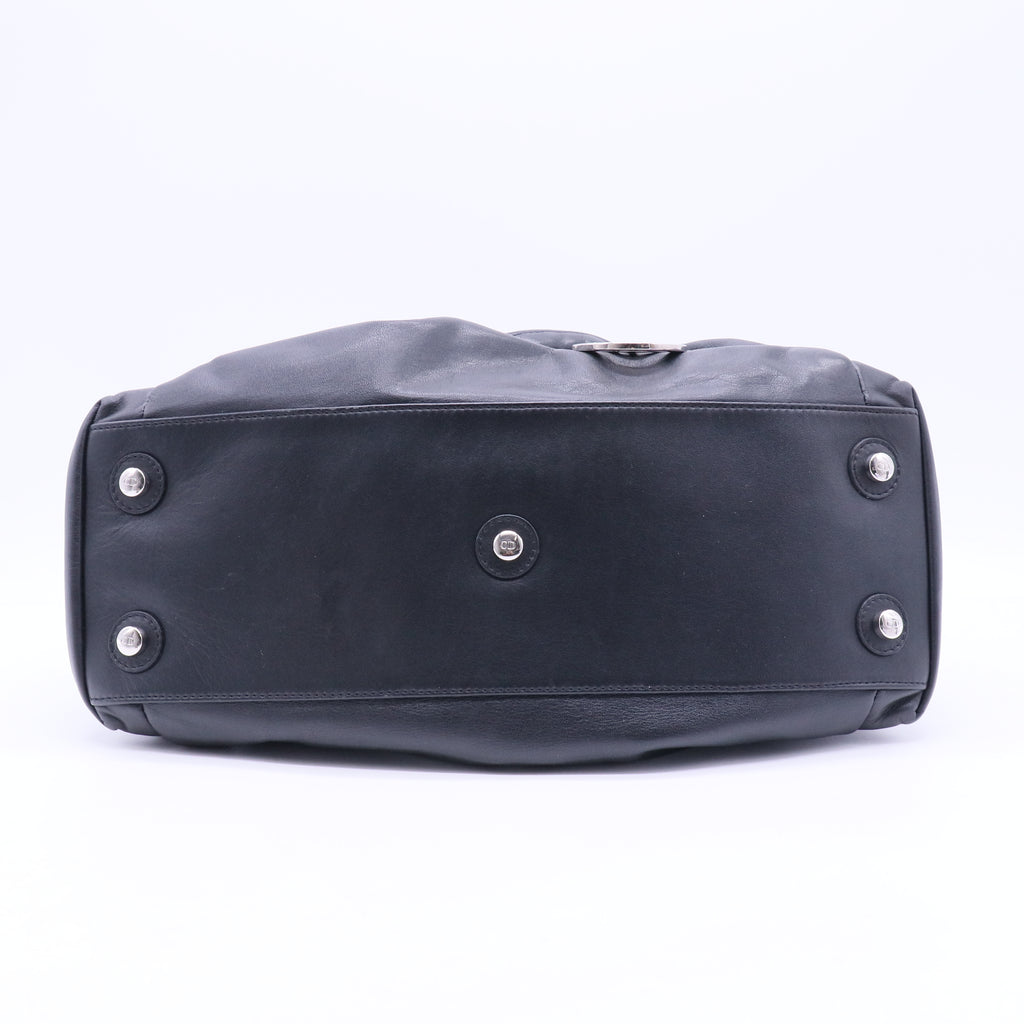 Dior Le Trente leather handbag Black Leather twins