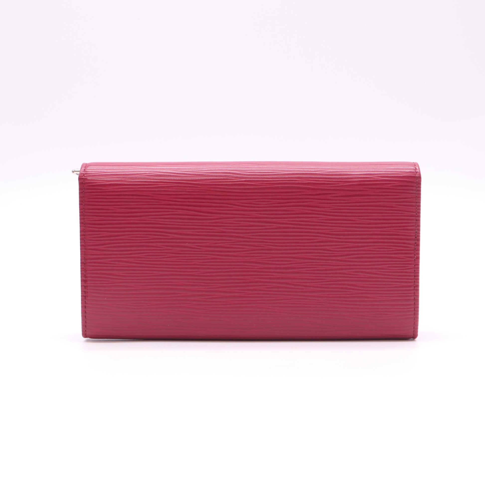Red Epi Leather Elise Long Wallet W22567