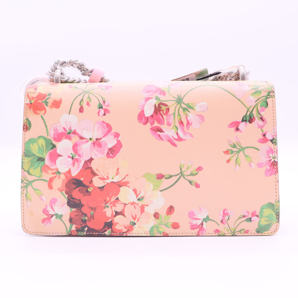 Gucci Pink Leather Blooms Small Dionysus Shoulder Bag Twins
