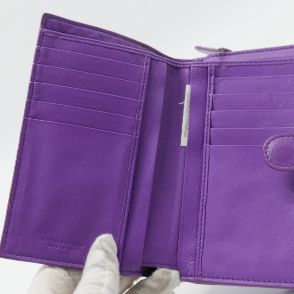 French Wallet Intrecciato Nappa Compact