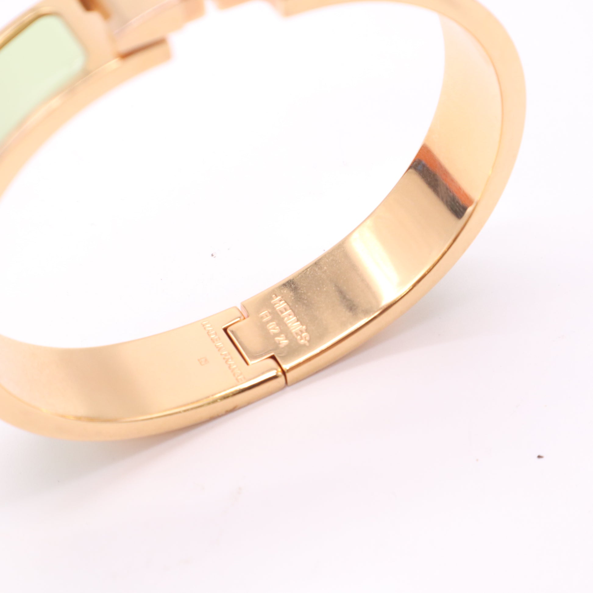 Hermes Enamel Narrow Clic Clac H Bracelet PM twins LDZ410