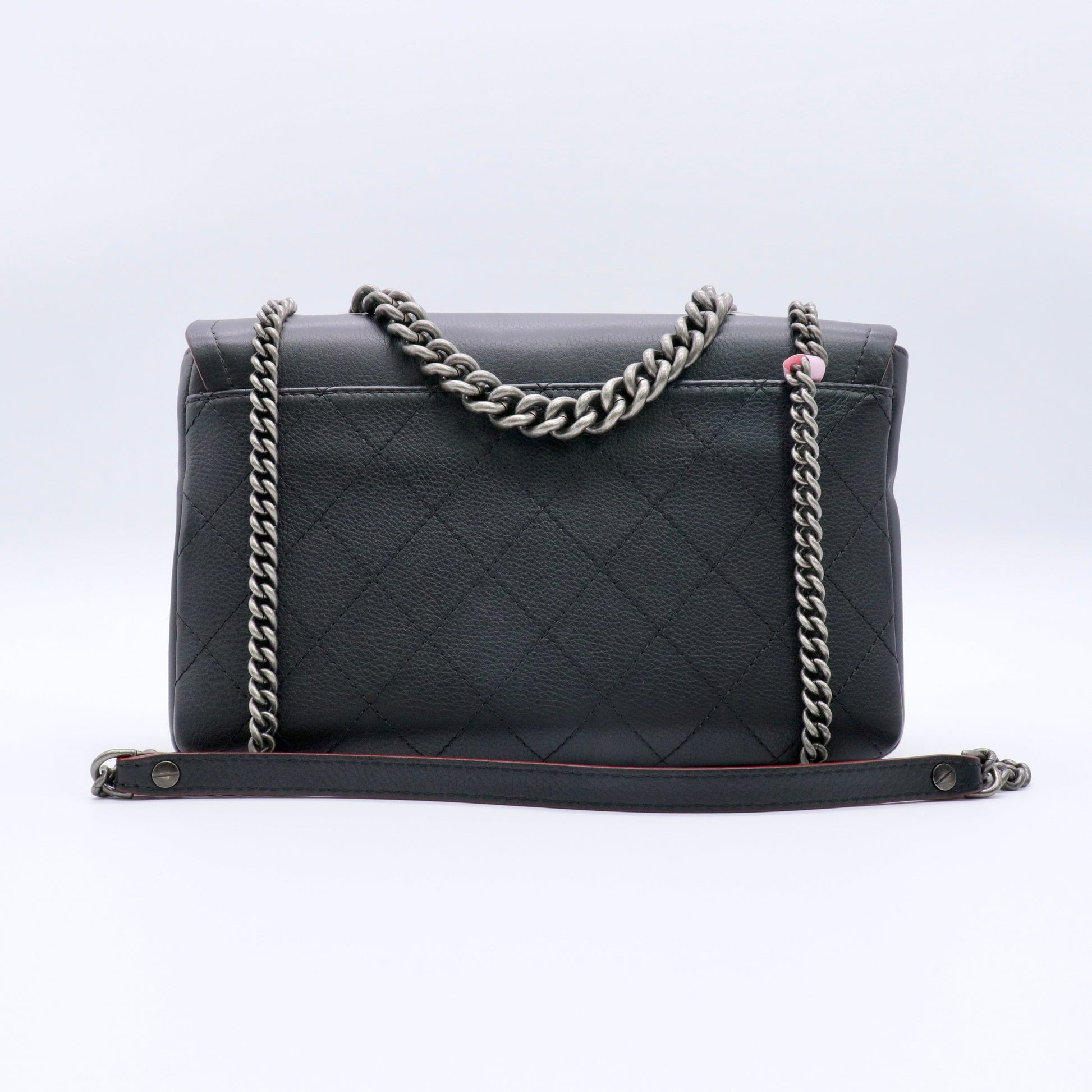 Archi Chic Flap Bag Quilted Grained Calfskin twins