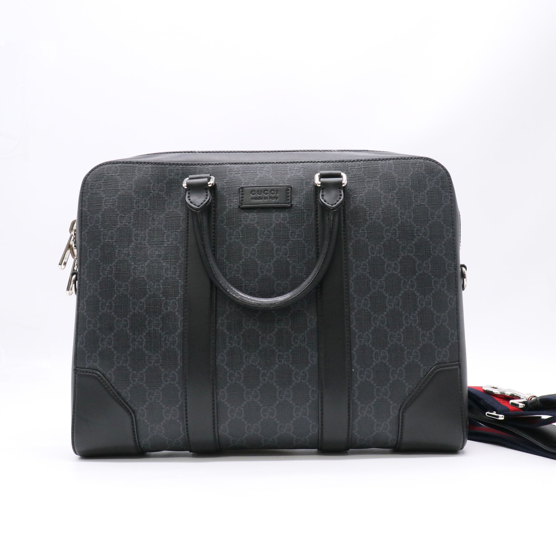 Gucci GG Supreme Canvas Briefcase twins LDJ5609