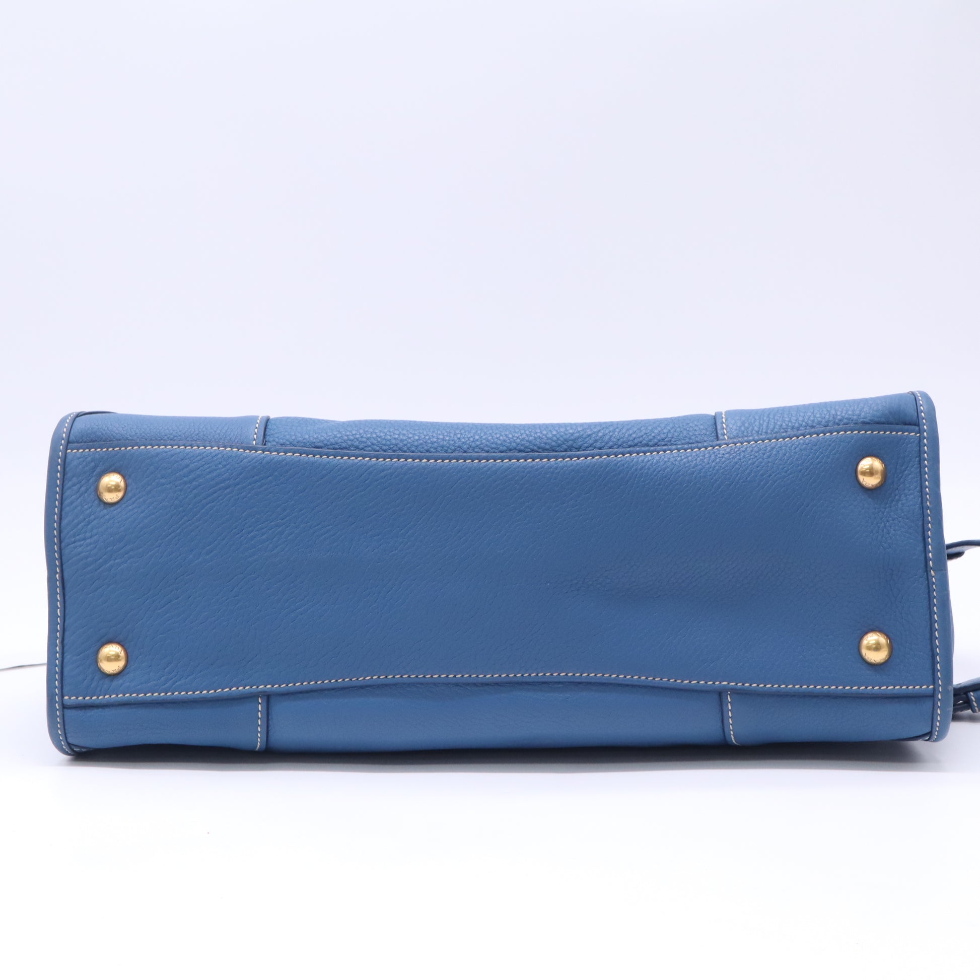 Prada Vitello Daino Zip Tote w/ Strap Twins B23989