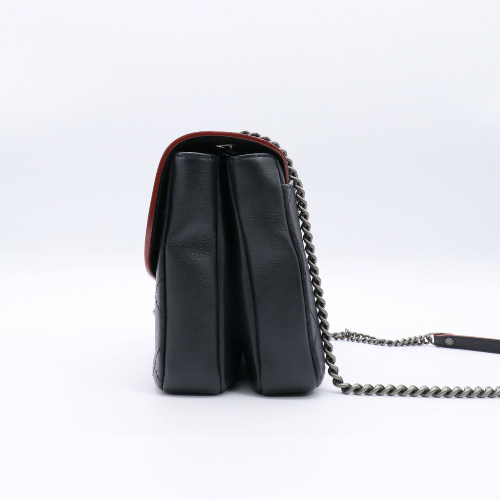 Archi Chic Flap Bag Quilted Grained Calfskin twins