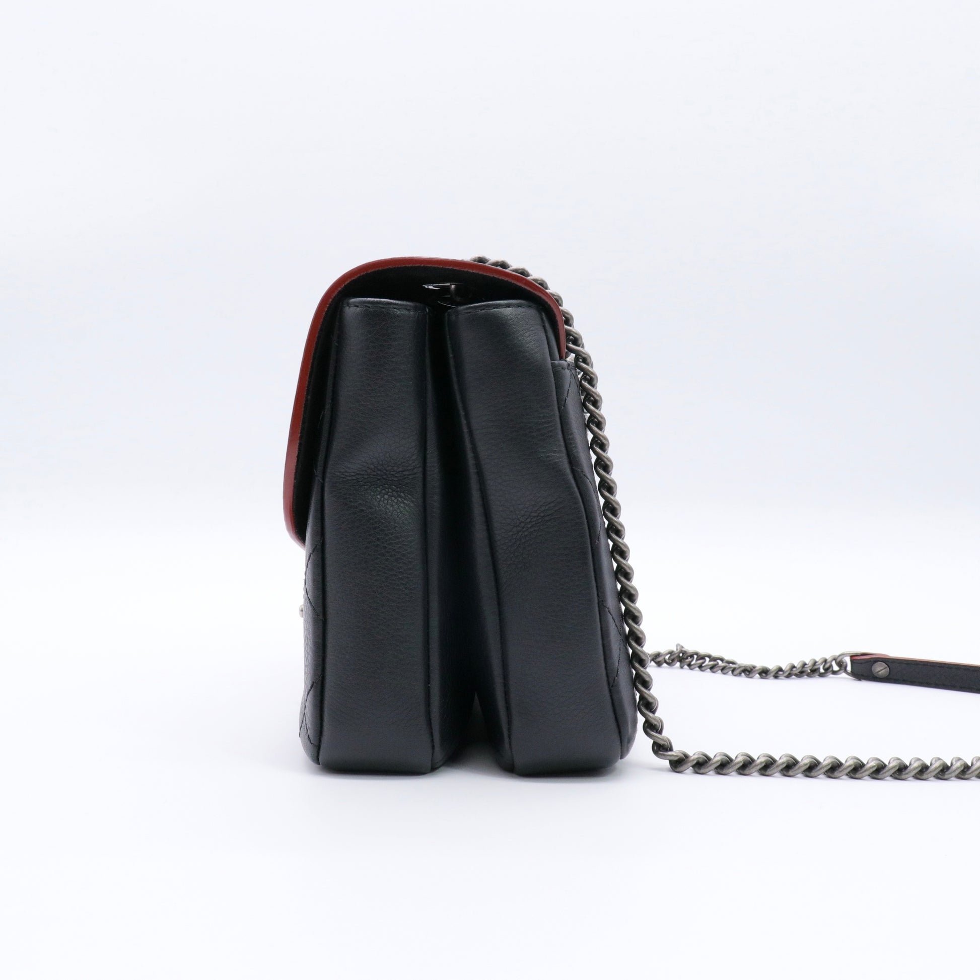 Archi Chic Flap Bag Quilted Grained Calfskin twins