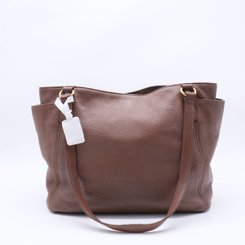 Prada Vitello Daino Side Pocket Tote Bag twins B20893