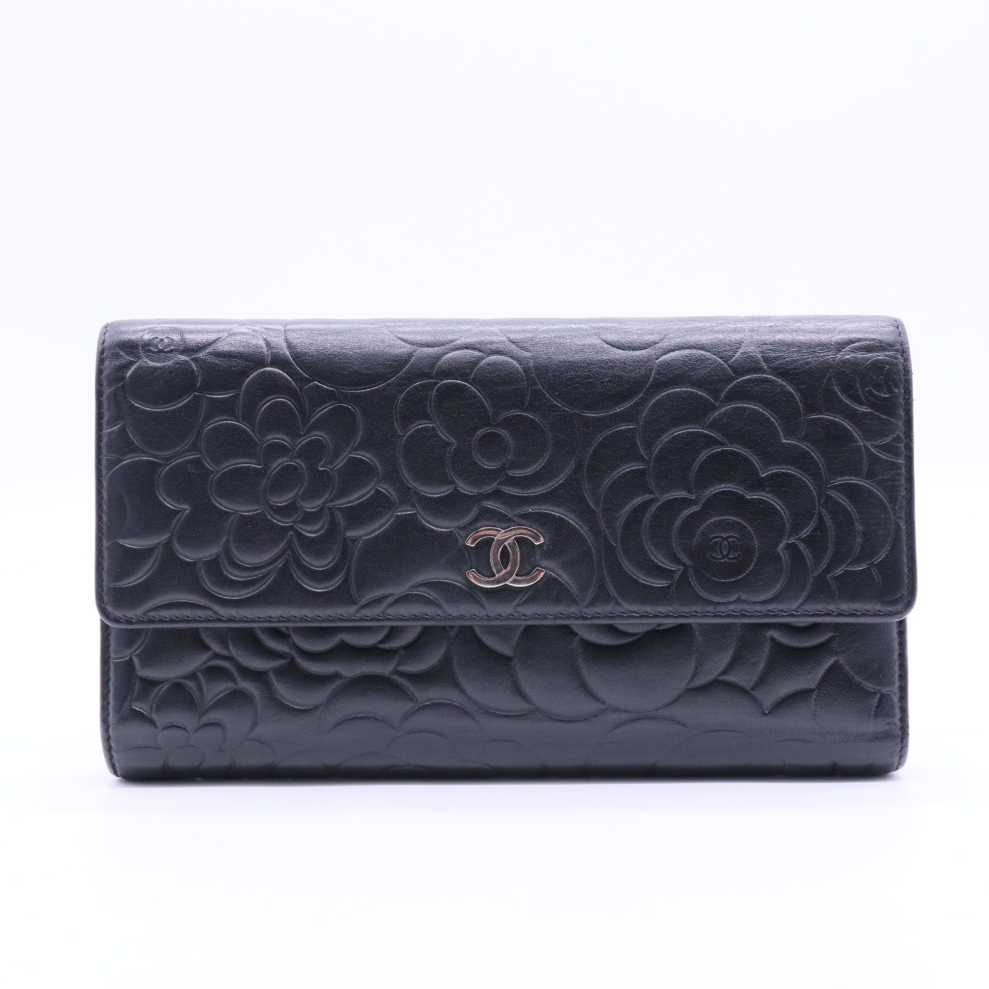 CAMELLIA EMBOSSED Large Wallet