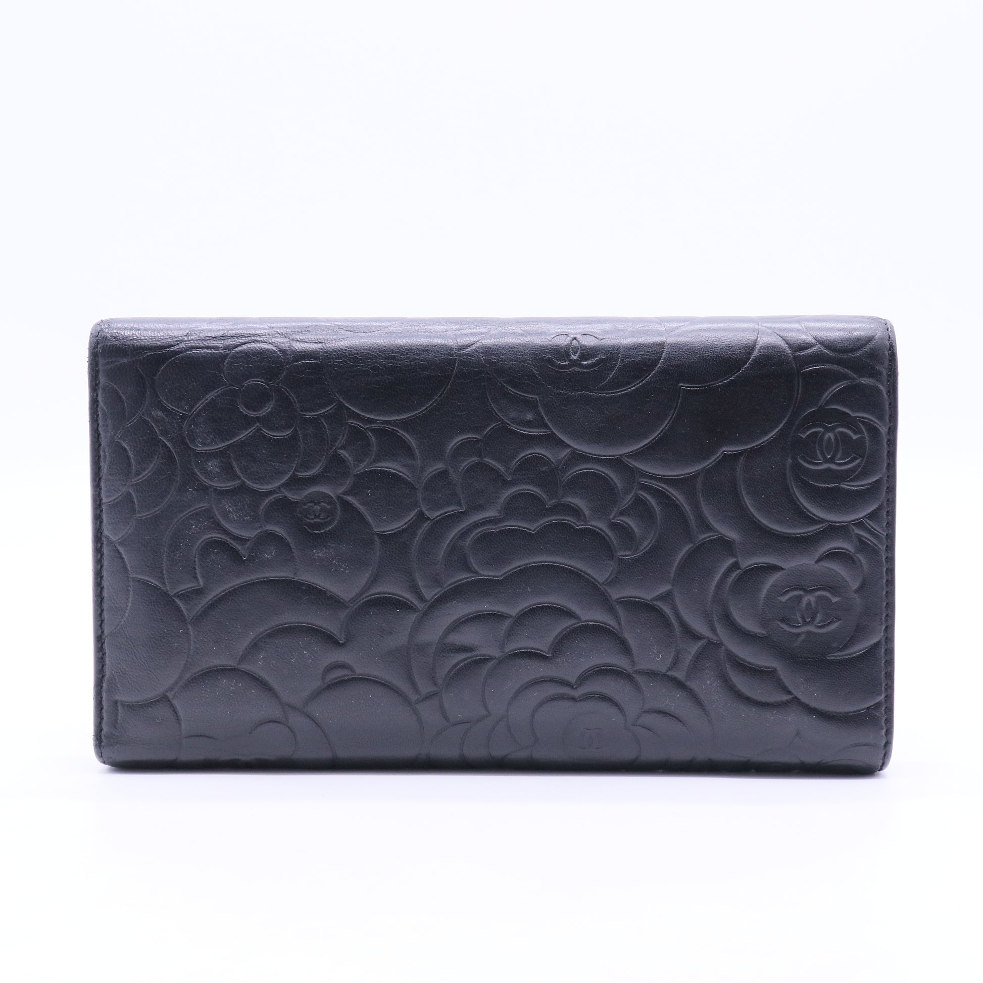 CAMELLIA EMBOSSED Large Wallet