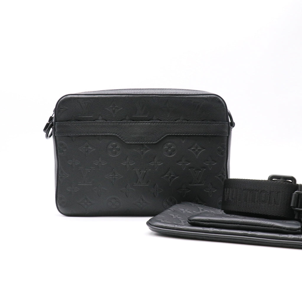 Louis Vuitton Trio Messenger bag in Monogram Shadow leather twins LDJ5605
