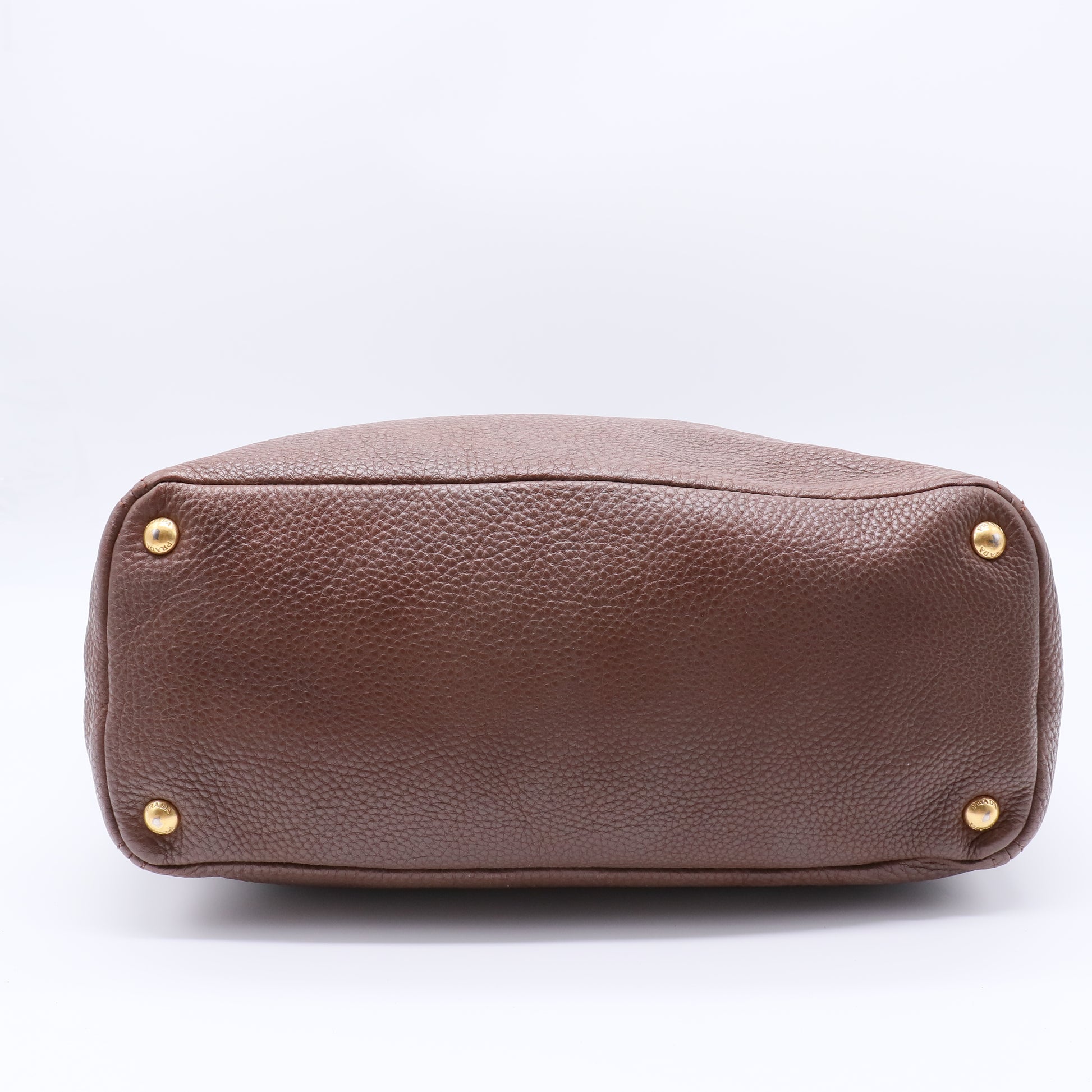 Prada Vitello Daino Side Pocket Tote Bag twins B20893
