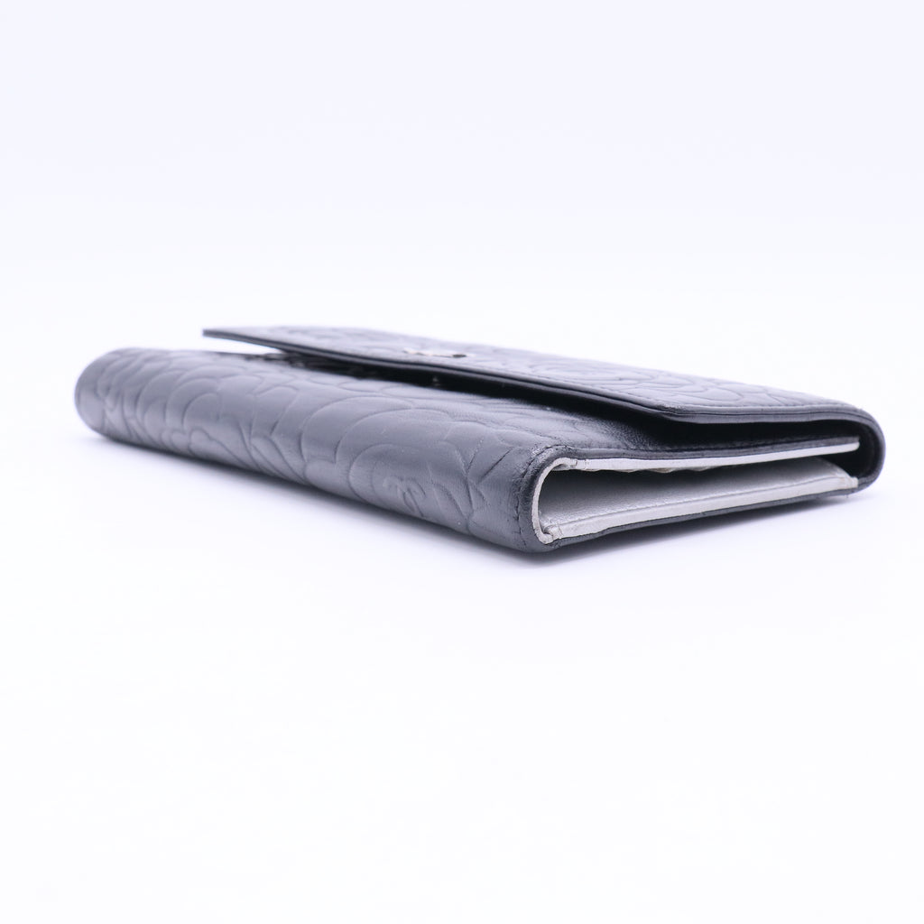 CAMELLIA EMBOSSED Large Wallet