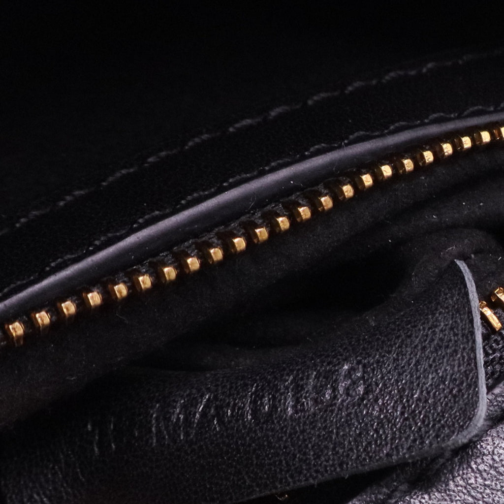 Diorama Flap Bag Studded Leather Medium Twins