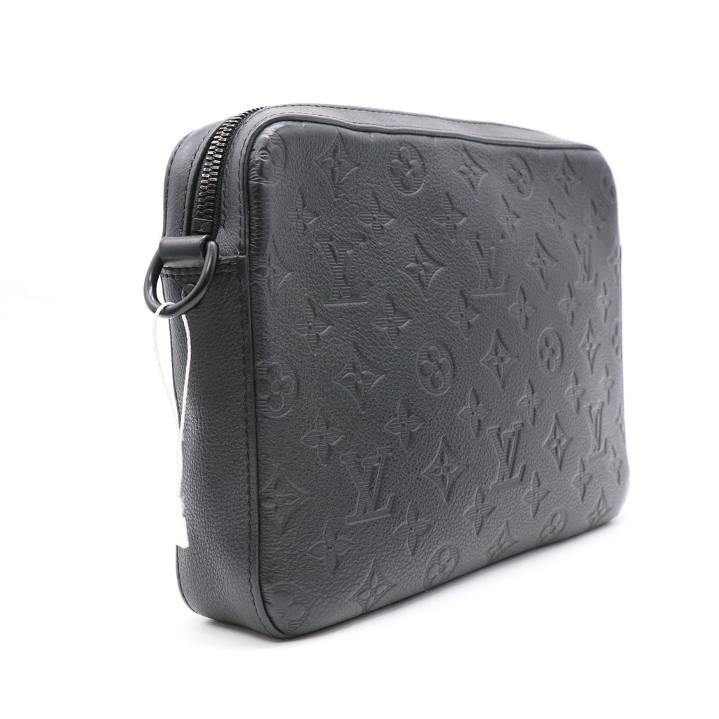 Louis Vuitton Trio Messenger bag in Monogram Shadow leather twins LDJ5605