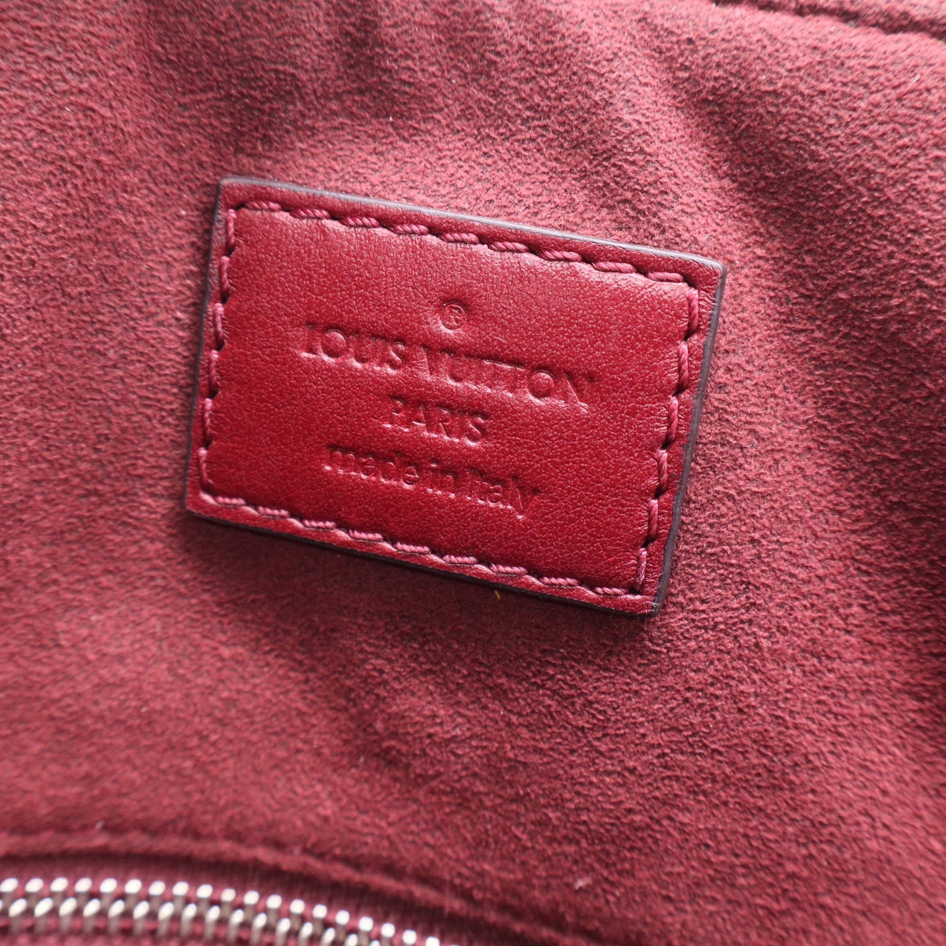 Louis Vuitton Monogram Shine Doc PM Bordeaux twins