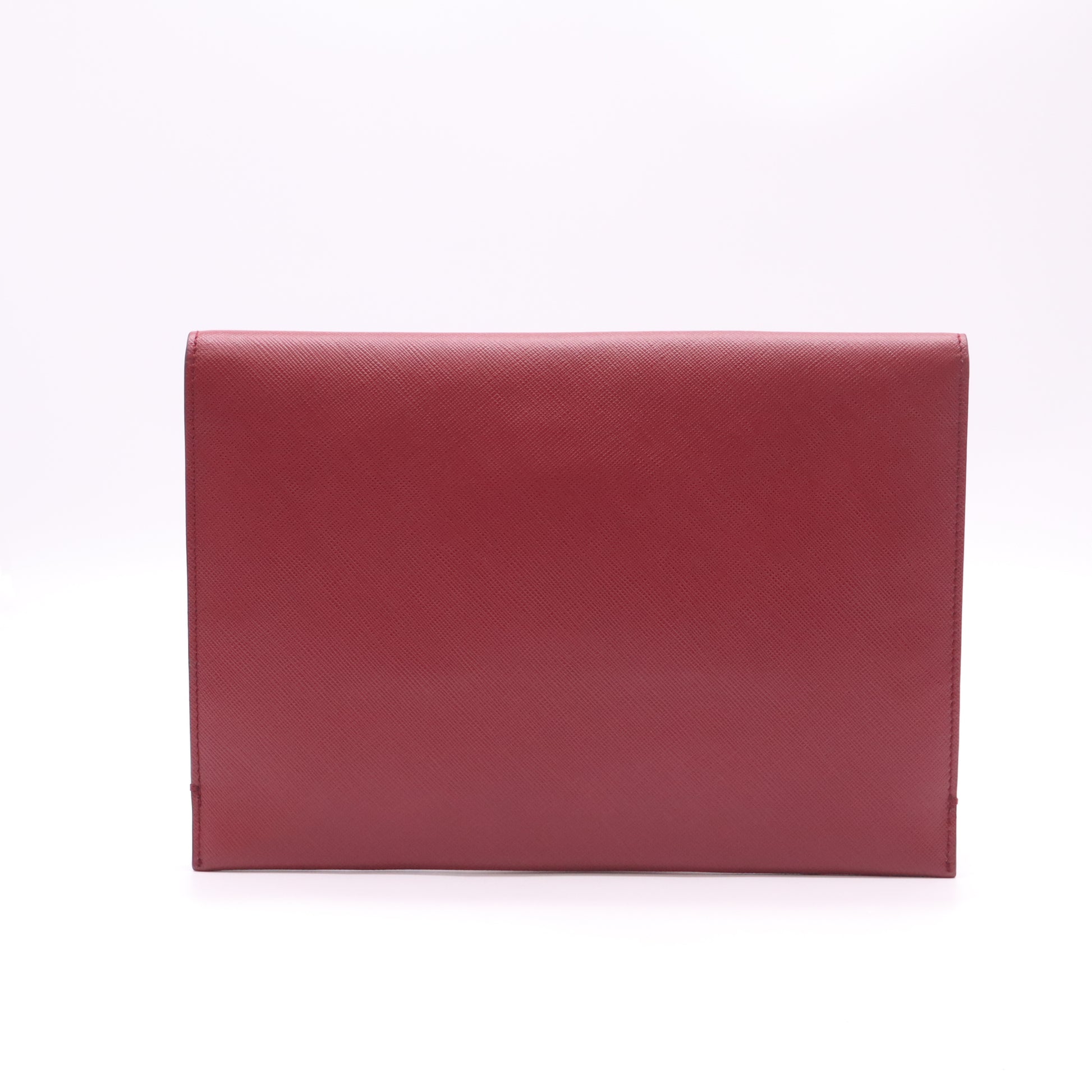 Red Leather Miss Vara Slim Clutch W22510
