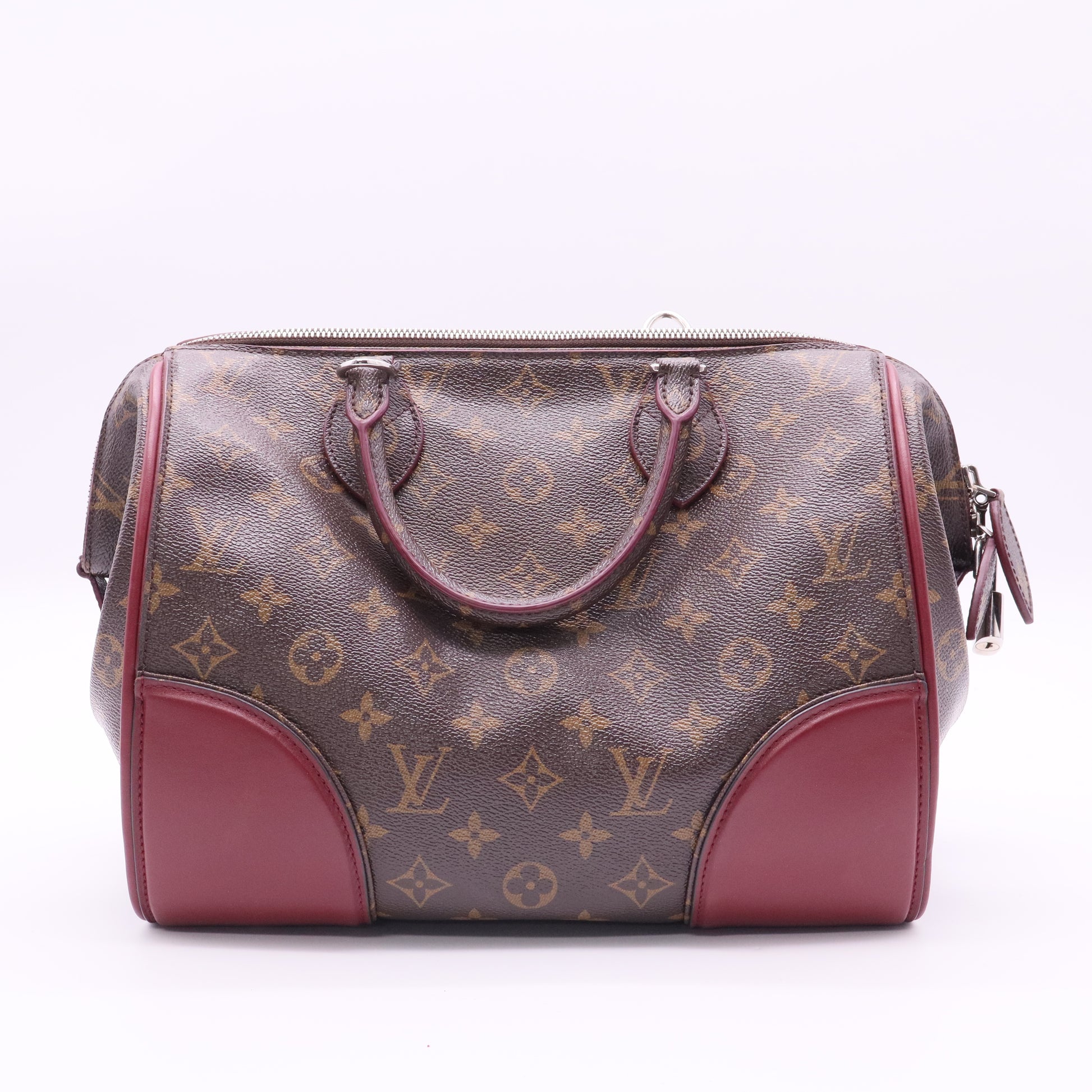 Louis Vuitton Monogram Shine Doc PM Bordeaux twins