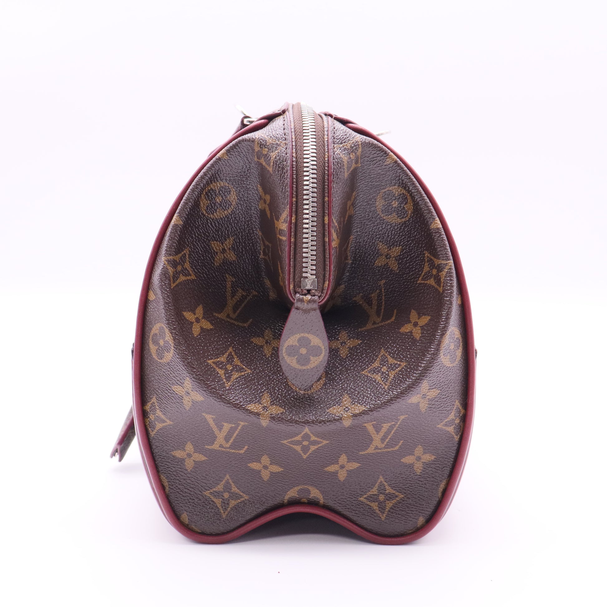 Louis Vuitton Monogram Shine Doc PM Bordeaux twins