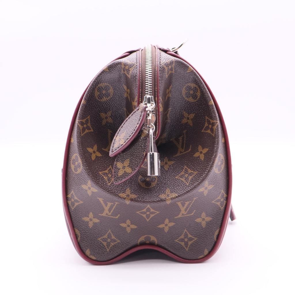 Louis Vuitton Monogram Shine Doc PM Bordeaux twins