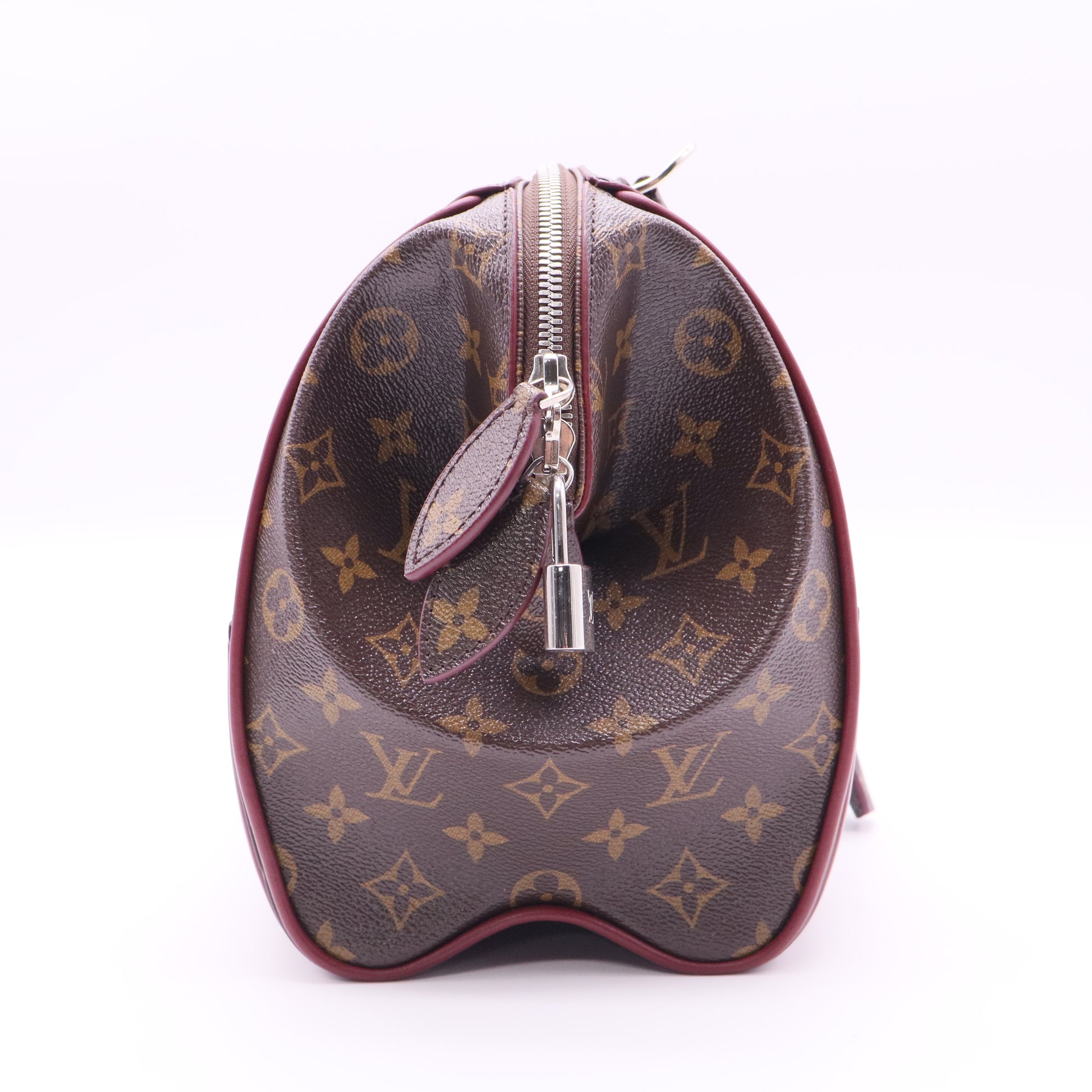 Louis Vuitton Monogram Shine Doc PM Bordeaux twins