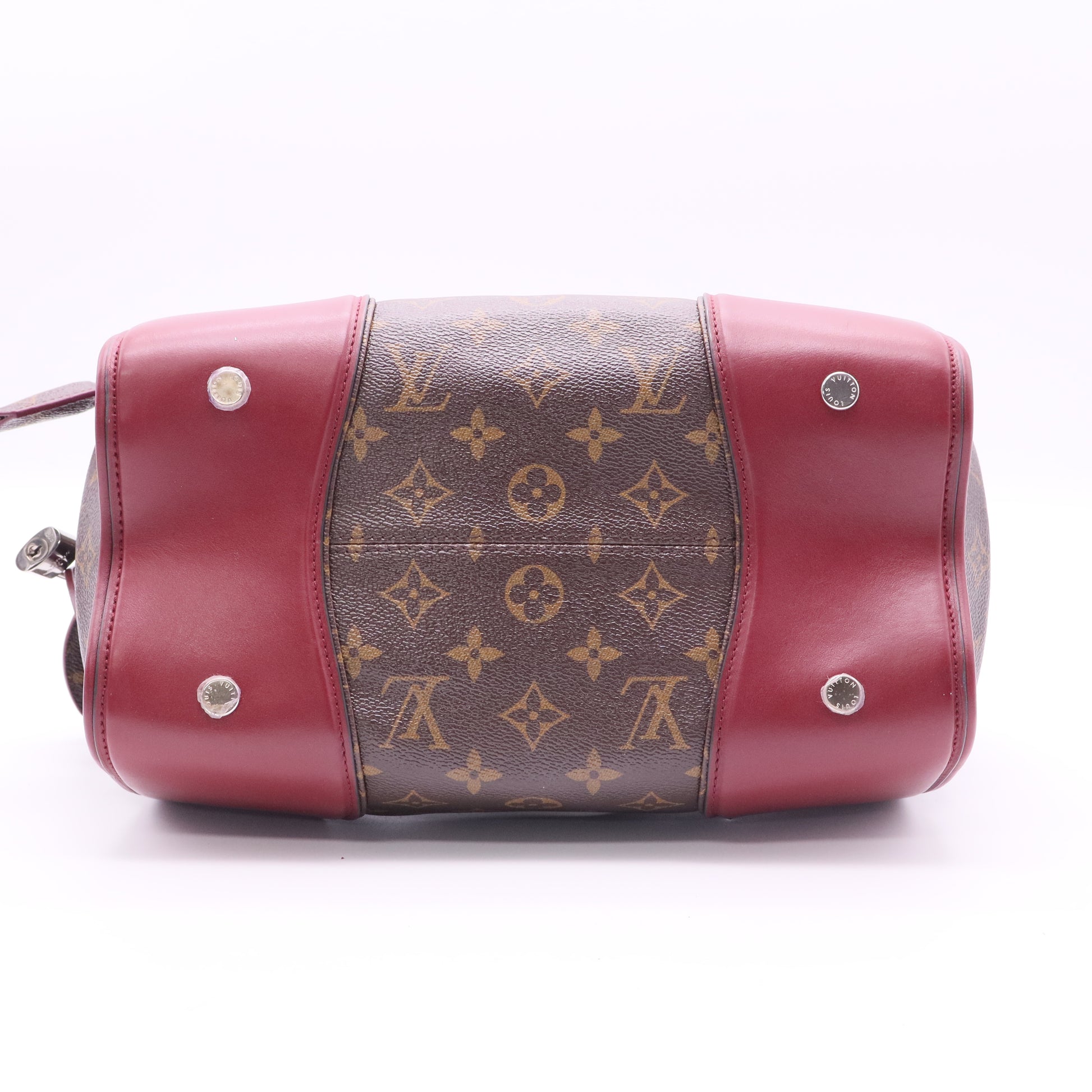 Louis Vuitton Monogram Shine Doc PM Bordeaux twins