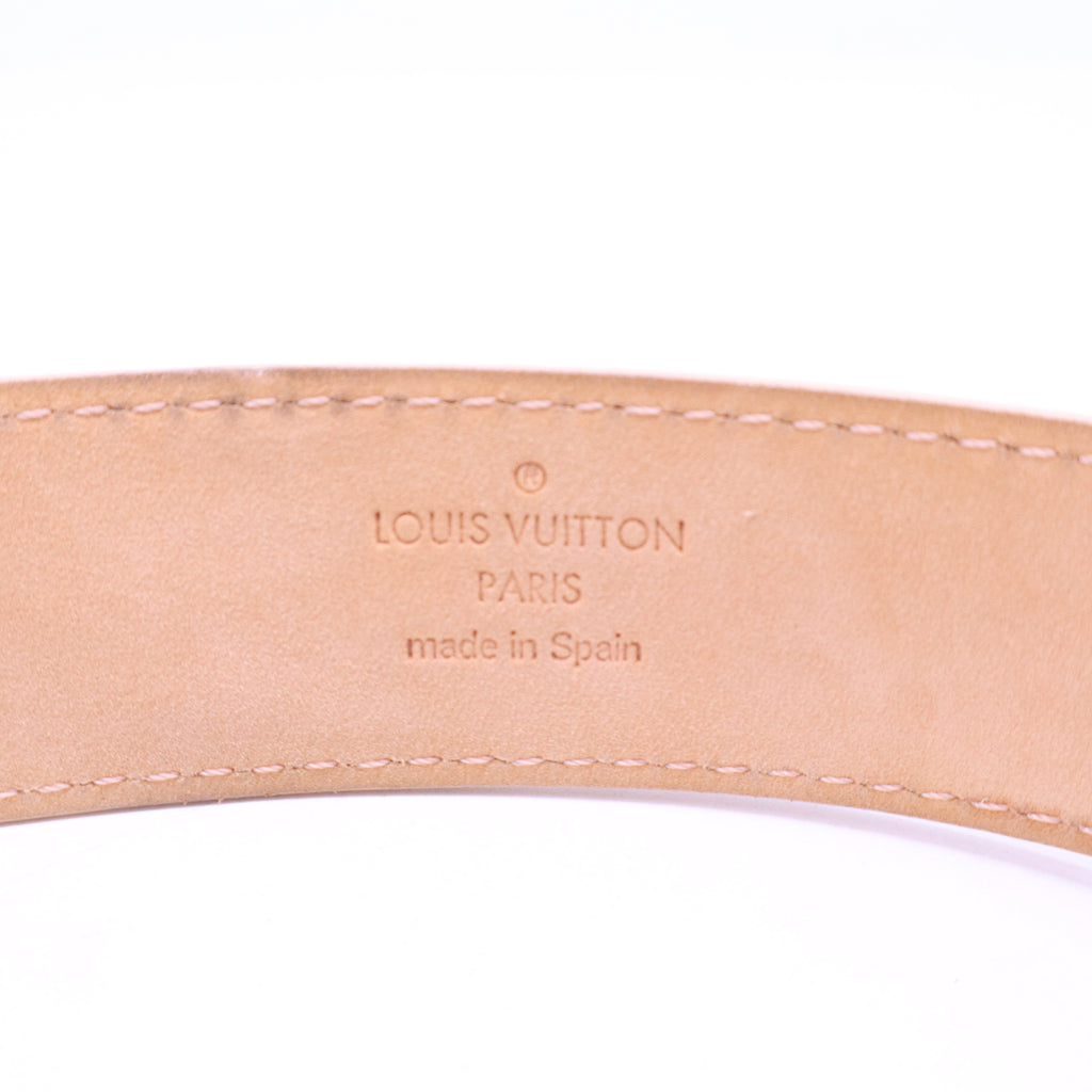 Damier Azur Pattern Leather Belt W20523