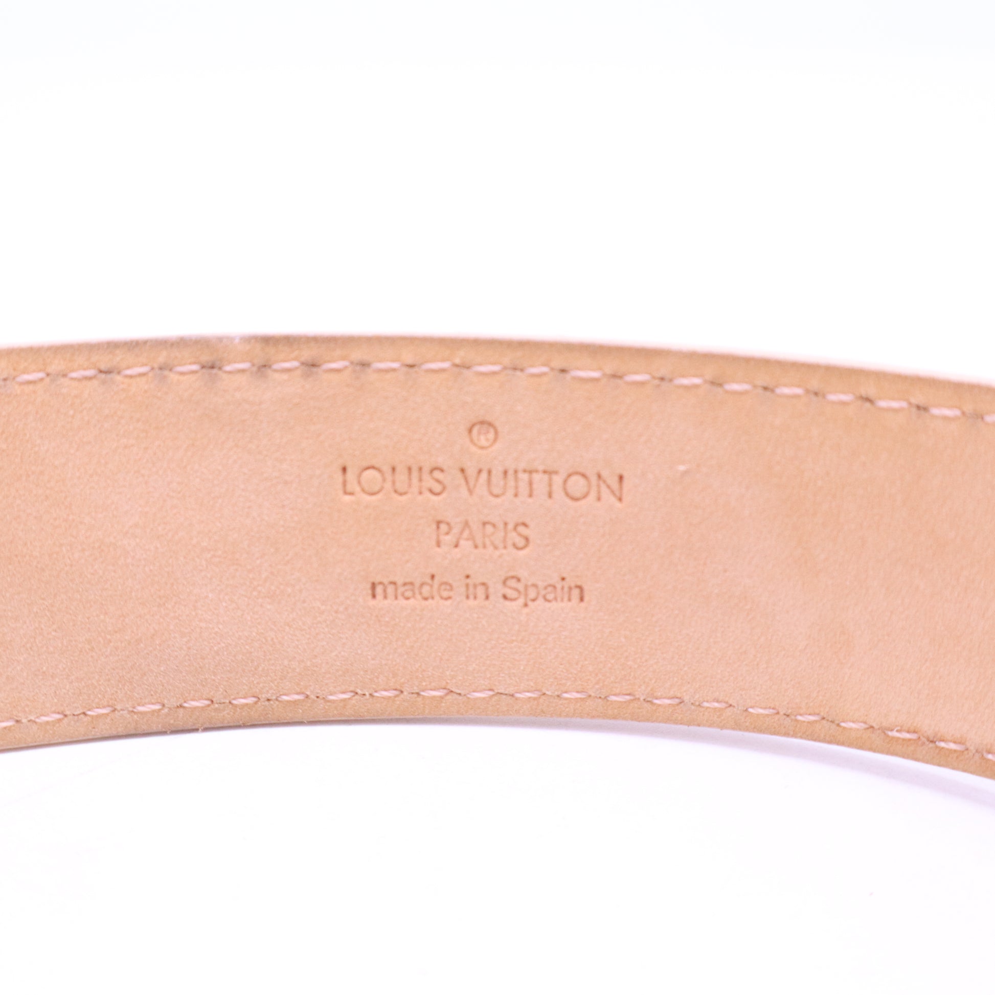 Damier Azur Pattern Leather Belt W20523