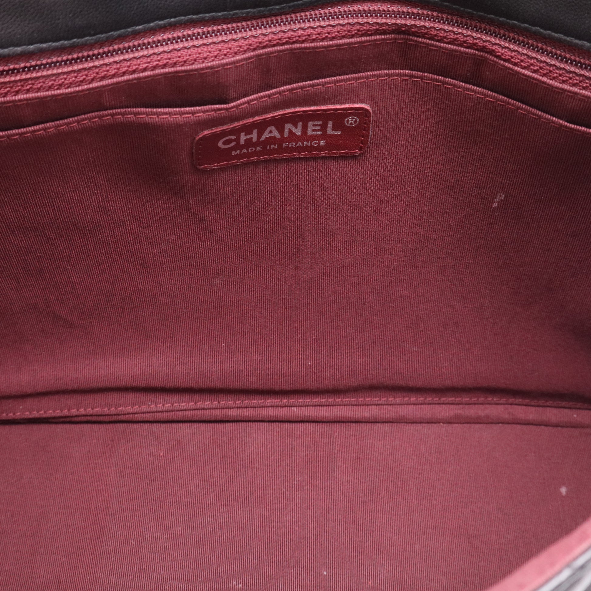 Chanel Black CC Border Flap Diamond Vertical Bag twins