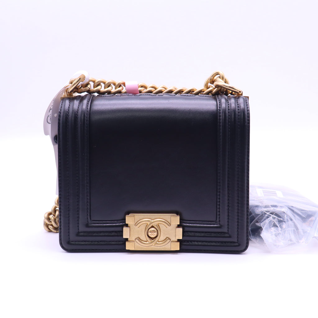 Reverso Square Boy Flap Bag Calfskin Small Twins LDJ4087