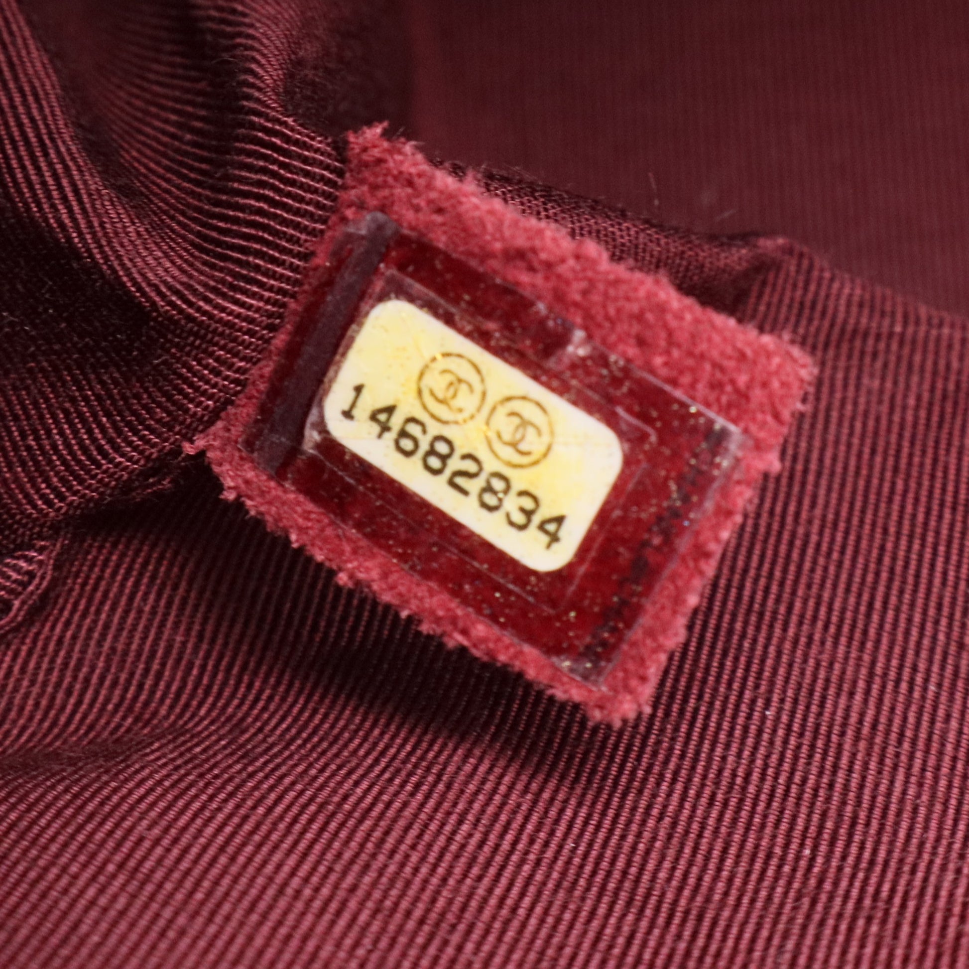 Chanel Black CC Border Flap Diamond Vertical Bag twins