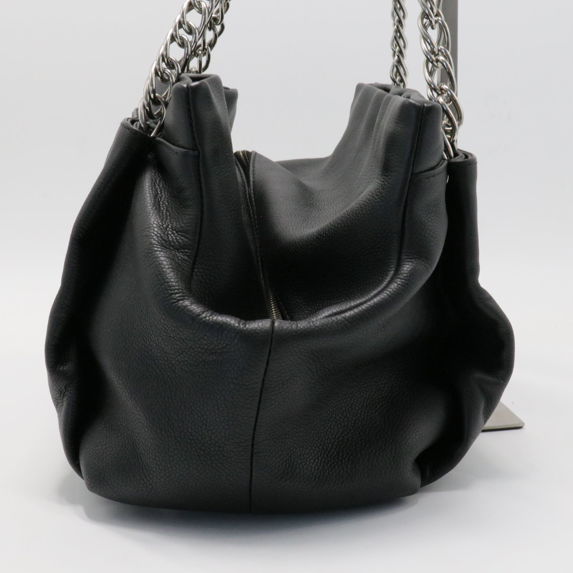 Timeless CC Soft Tote Quilted Caviar  Medium