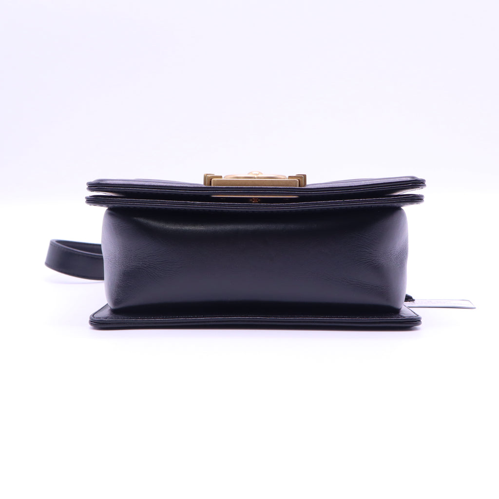 Reverso Square Boy Flap Bag Calfskin Small Twins LDJ4087