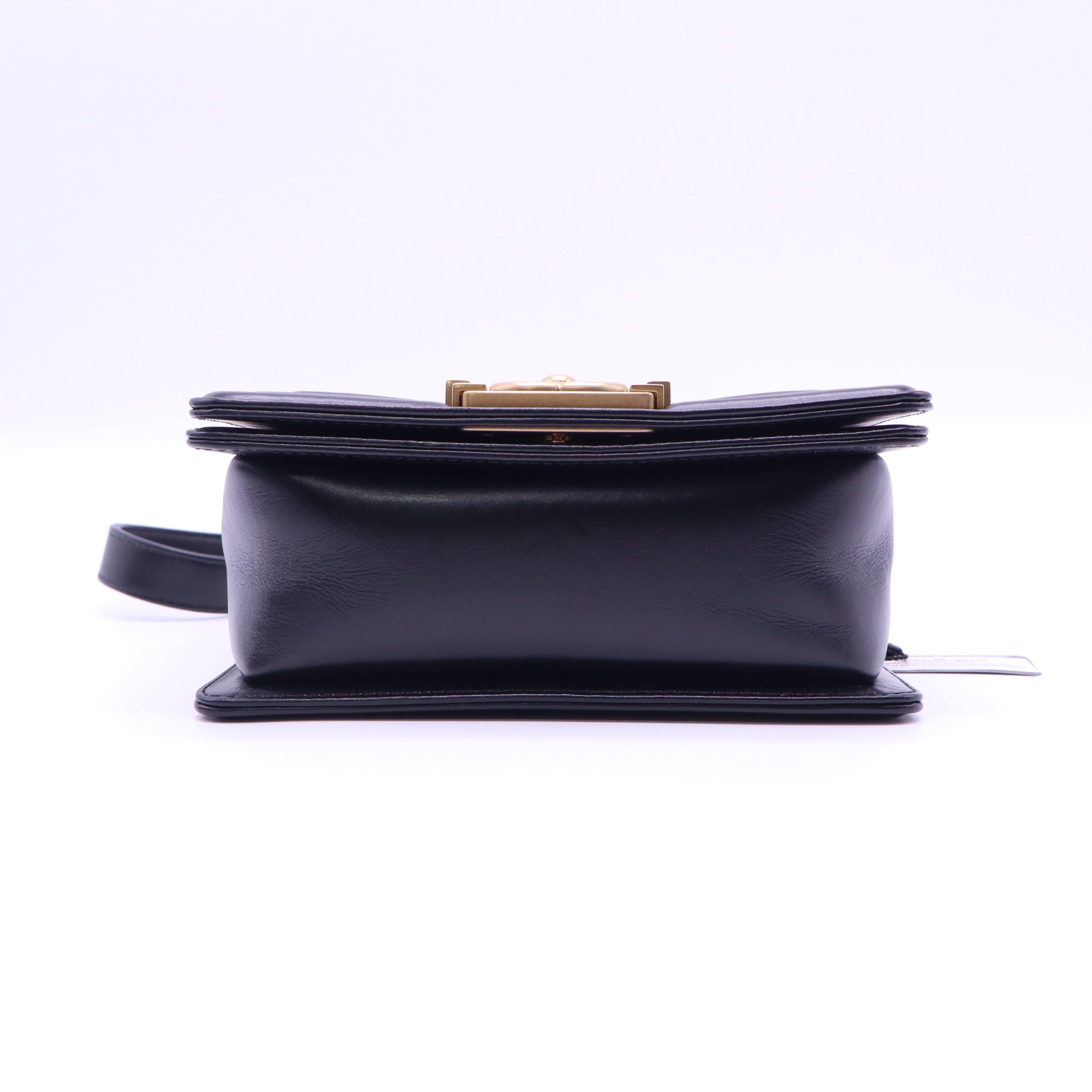 Reverso Square Boy Flap Bag Calfskin Small Twins LDJ4087