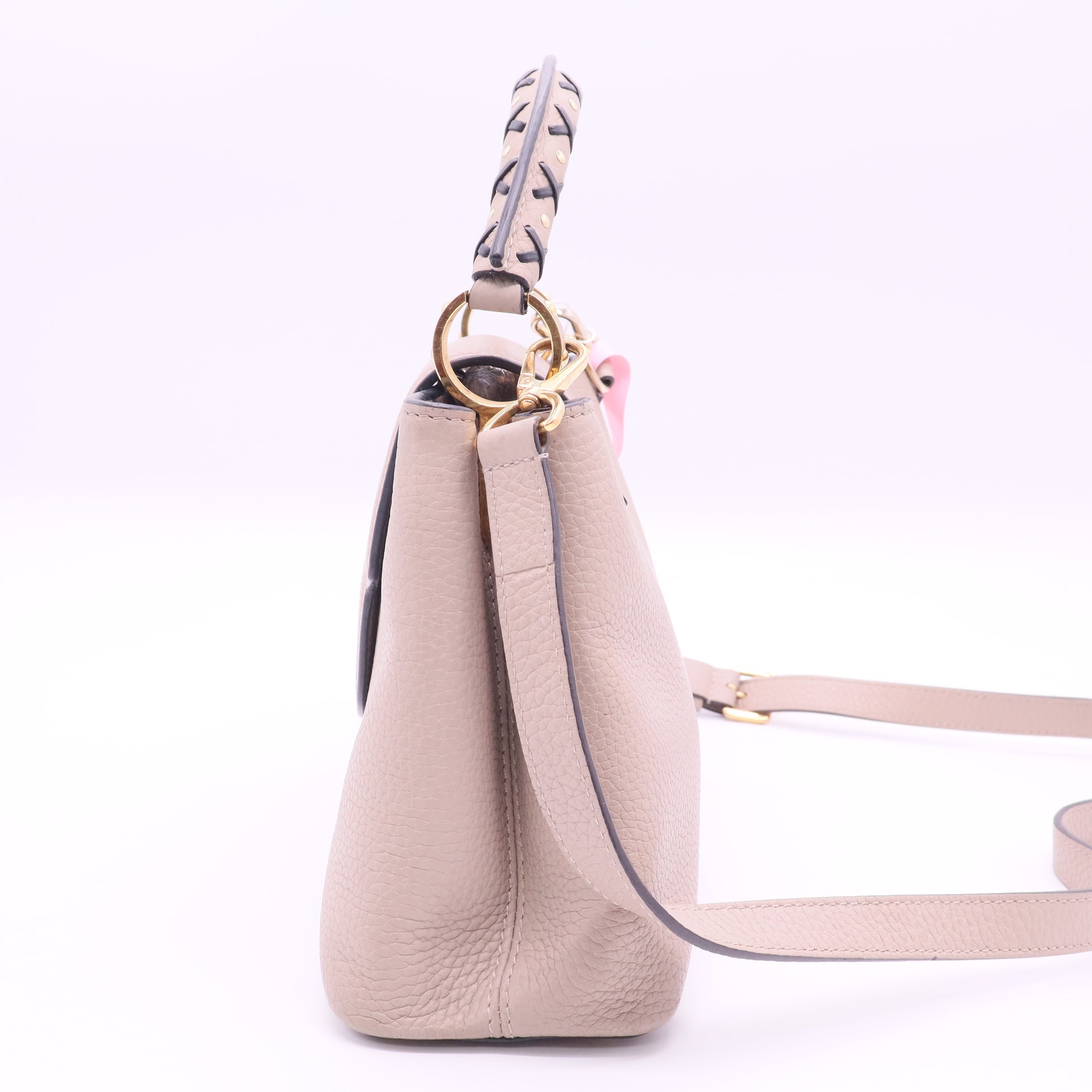 Louis Vuitton Galet Taurillon Leather and Capucines PM Bag Twins