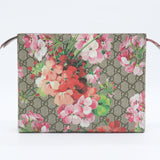 Toiletry Pouch Blooms Print GG Coated Canvas Small